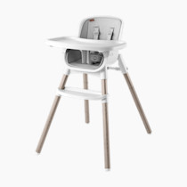 Chicco Zest™ LE 4-in-1 Folding High Chair, Feeding Chair, Toddler Chair and Youth Stool, Multi-Use Easy Clean High Chair | Crema/White