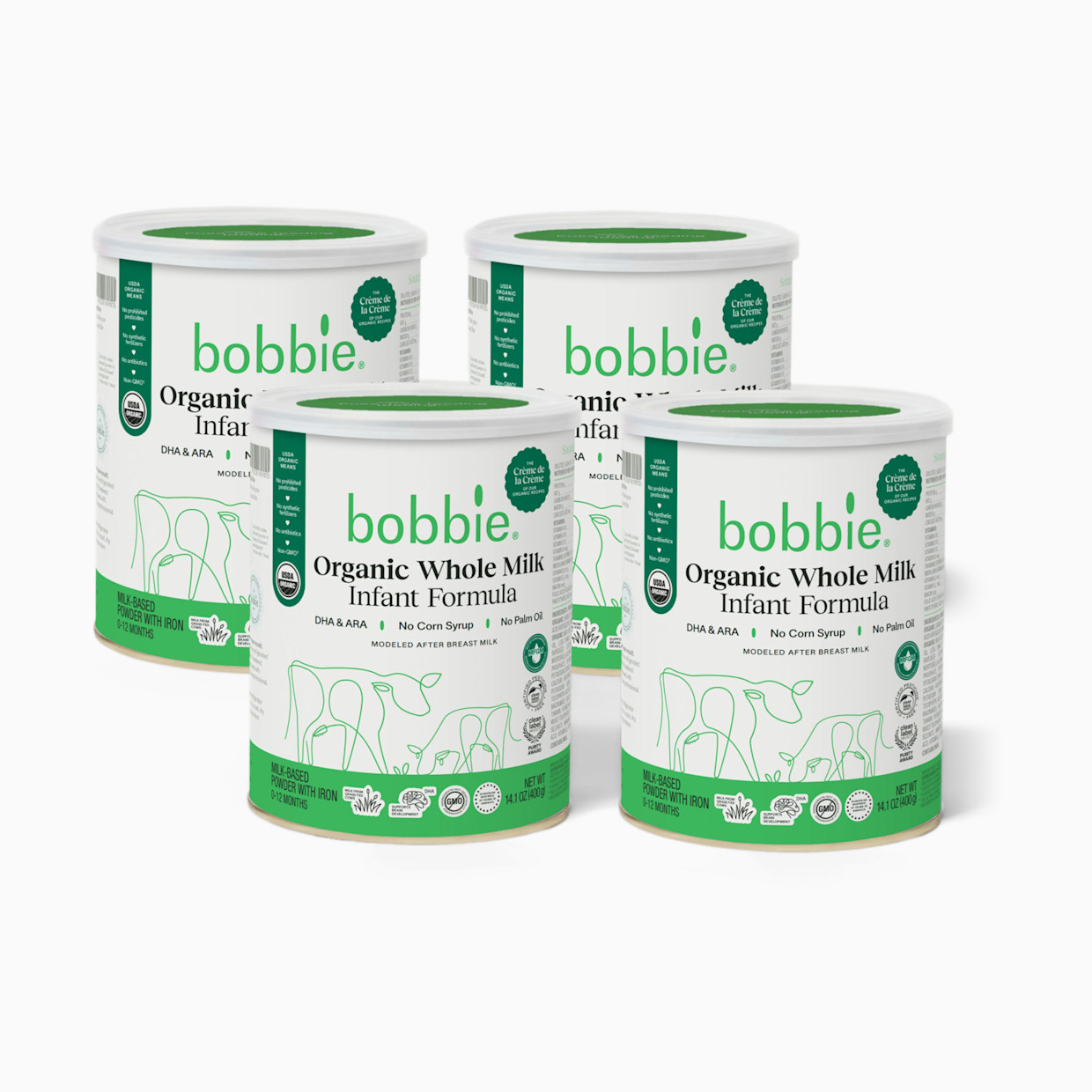 Bobbie Organic Whole Milk Infant Formula - 4.