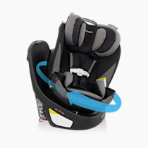 Evenflo Gold Revolve360 Slim 2-in-1 Rotational Car Seat with SensorSafe (Obsidian Black)