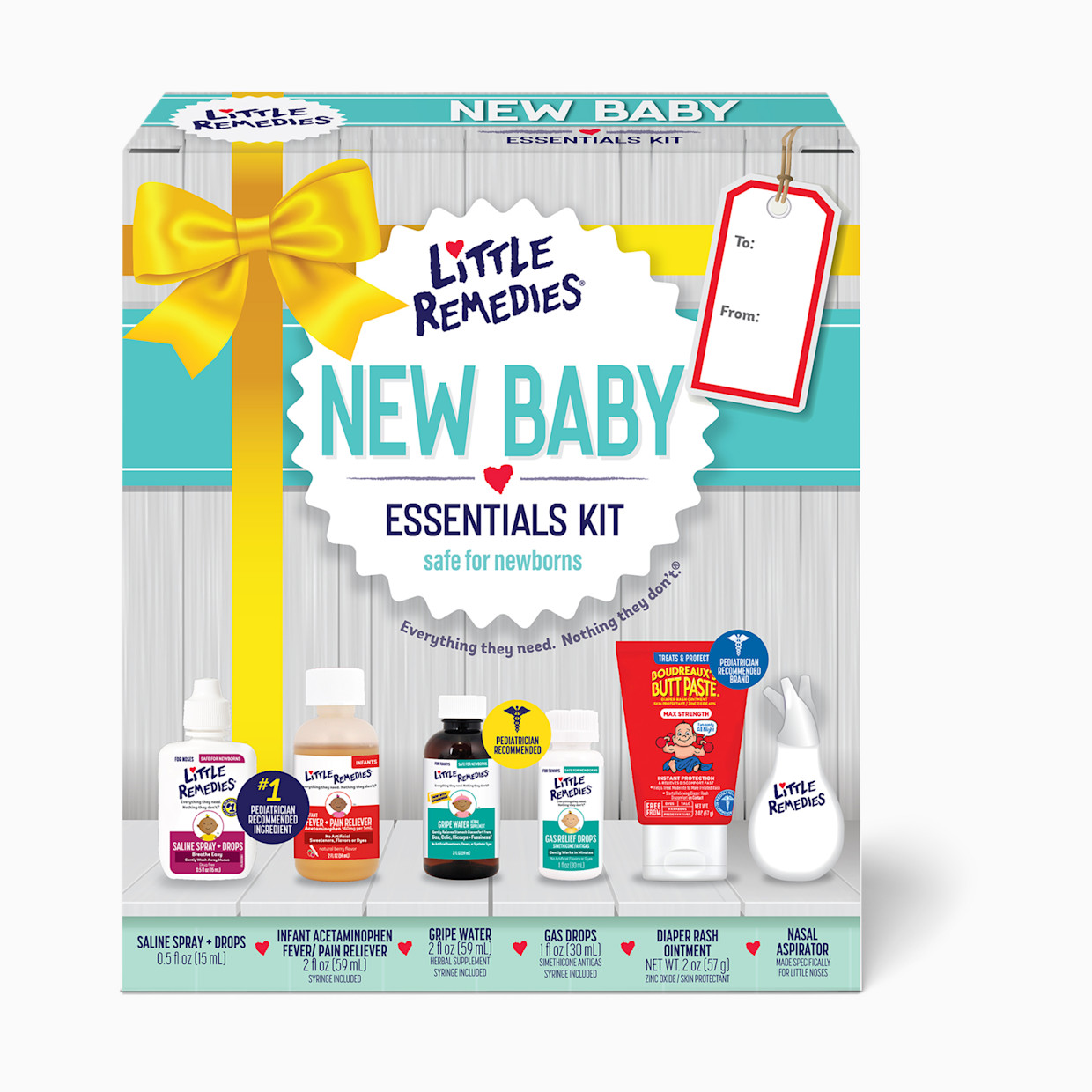 Little Remedies New Baby Essentials Kit.
