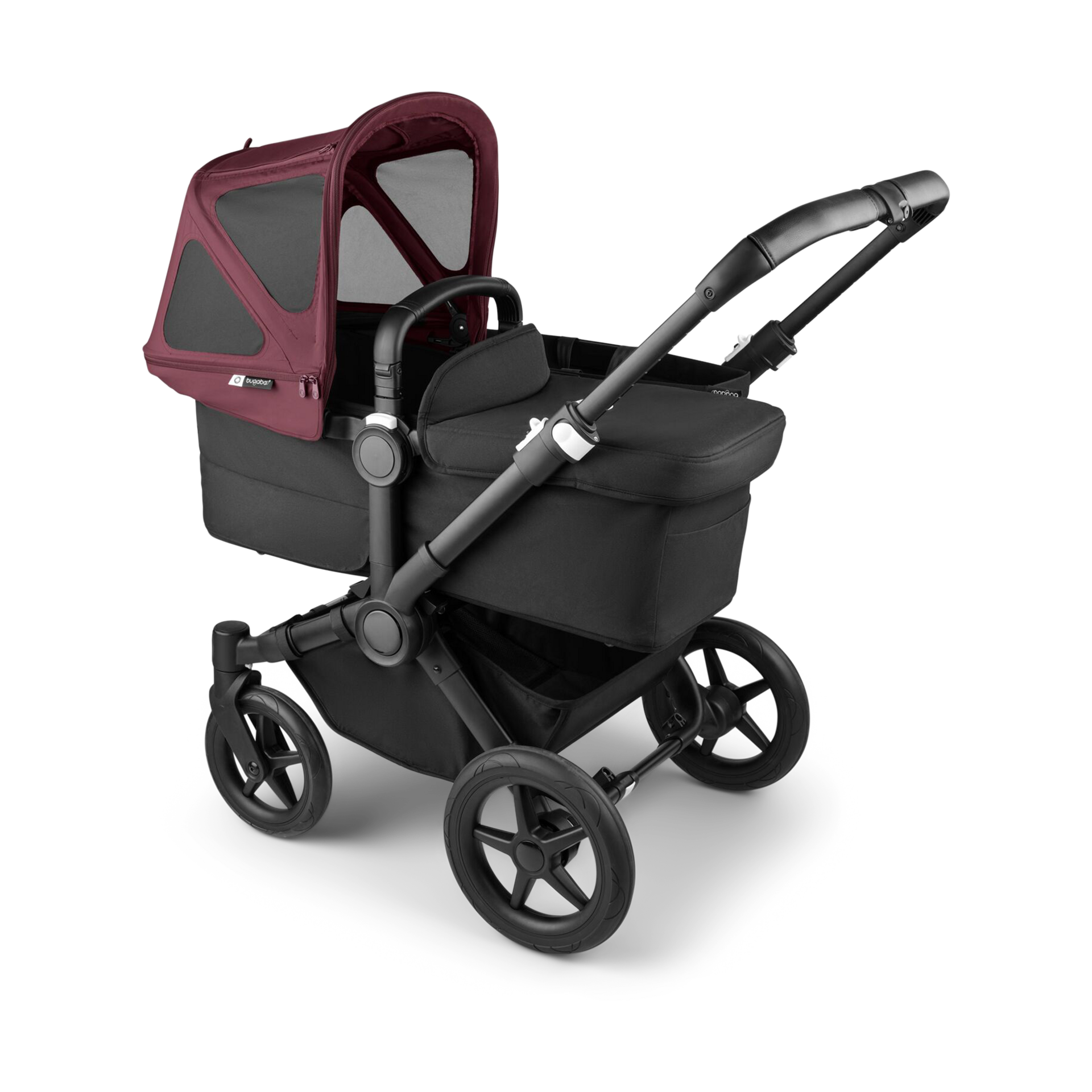 Bugaboo Donkey5 Sun Canopy - Dark Cherry.