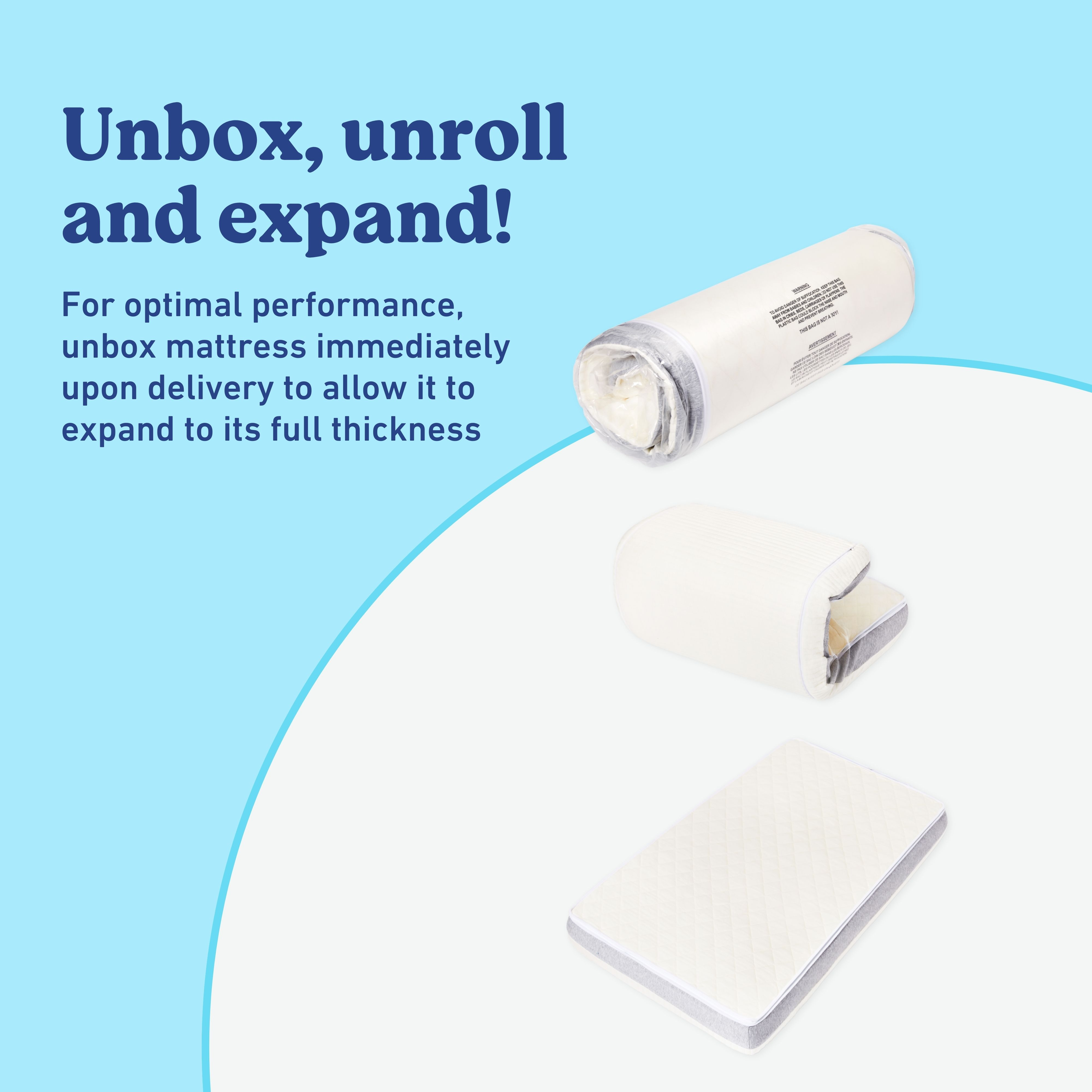 Graco Ultra Premium 2-in-1 Crib & Toddler Mattress.
