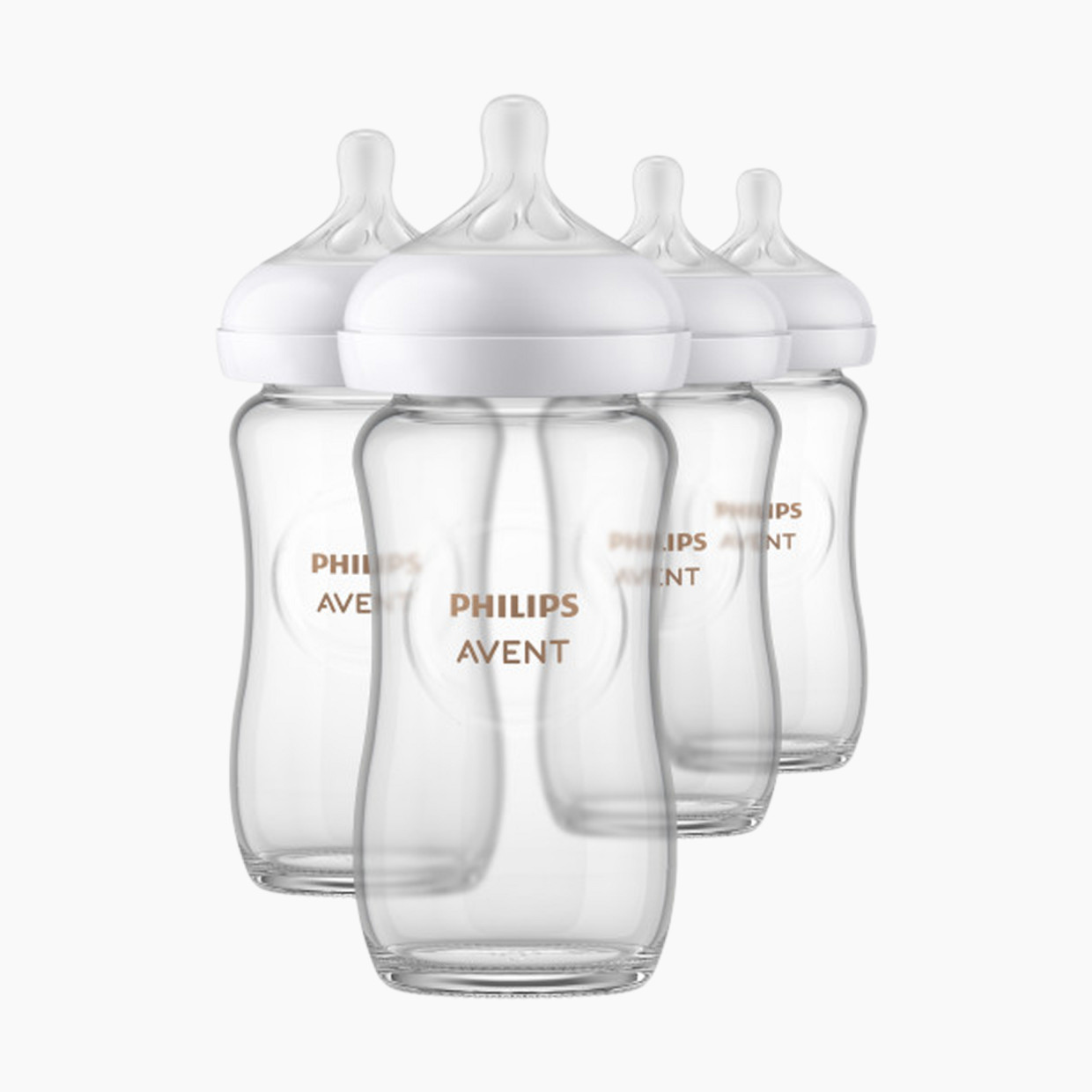 Philips Avent Avent Glass Natural Baby Bottle With Natural Response Nipple - Clear, 8 Oz, 4.
