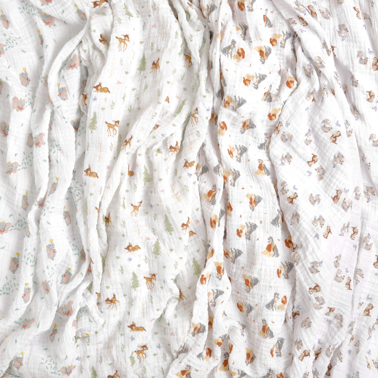 Aden + Anais Disney Essentials Cotton Muslin Swaddles (4 Pack) - Disney + Friends, 4.