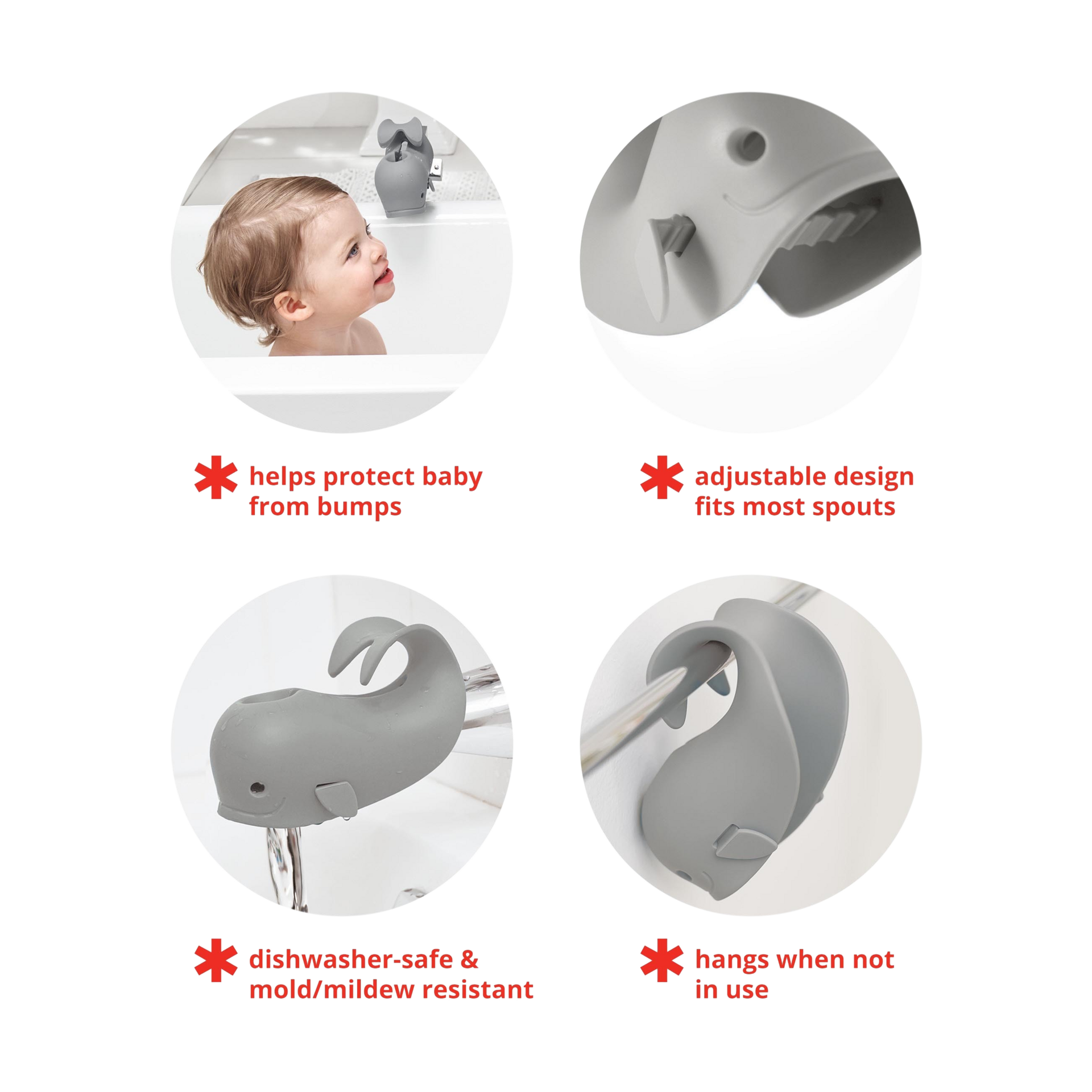 Skip Hop Moby Spout Cover - White.