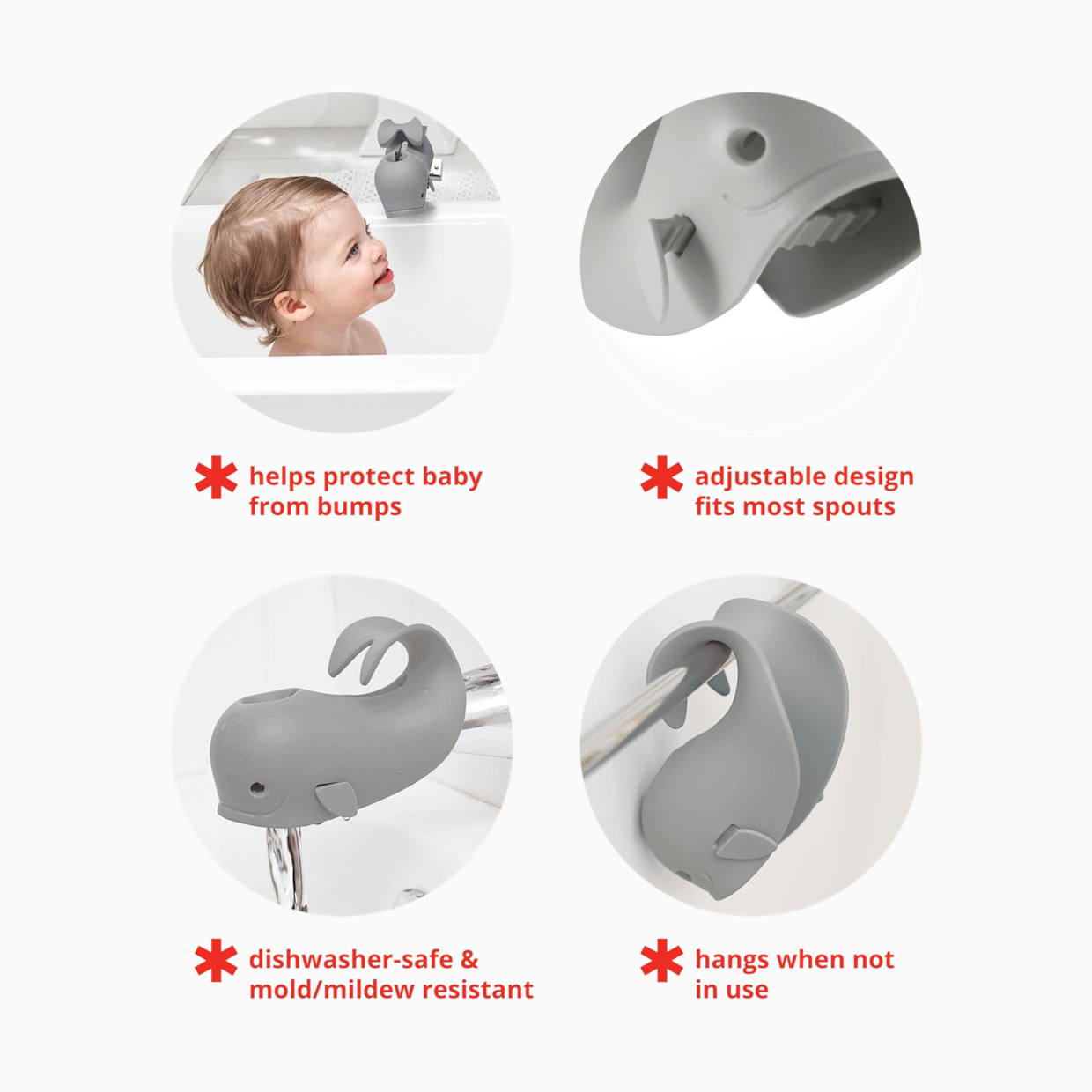 Skip Hop Moby Spout Cover - White.