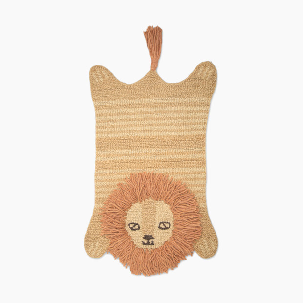 Crane Baby Hand Tufted Wool Animal Shaped Rug.