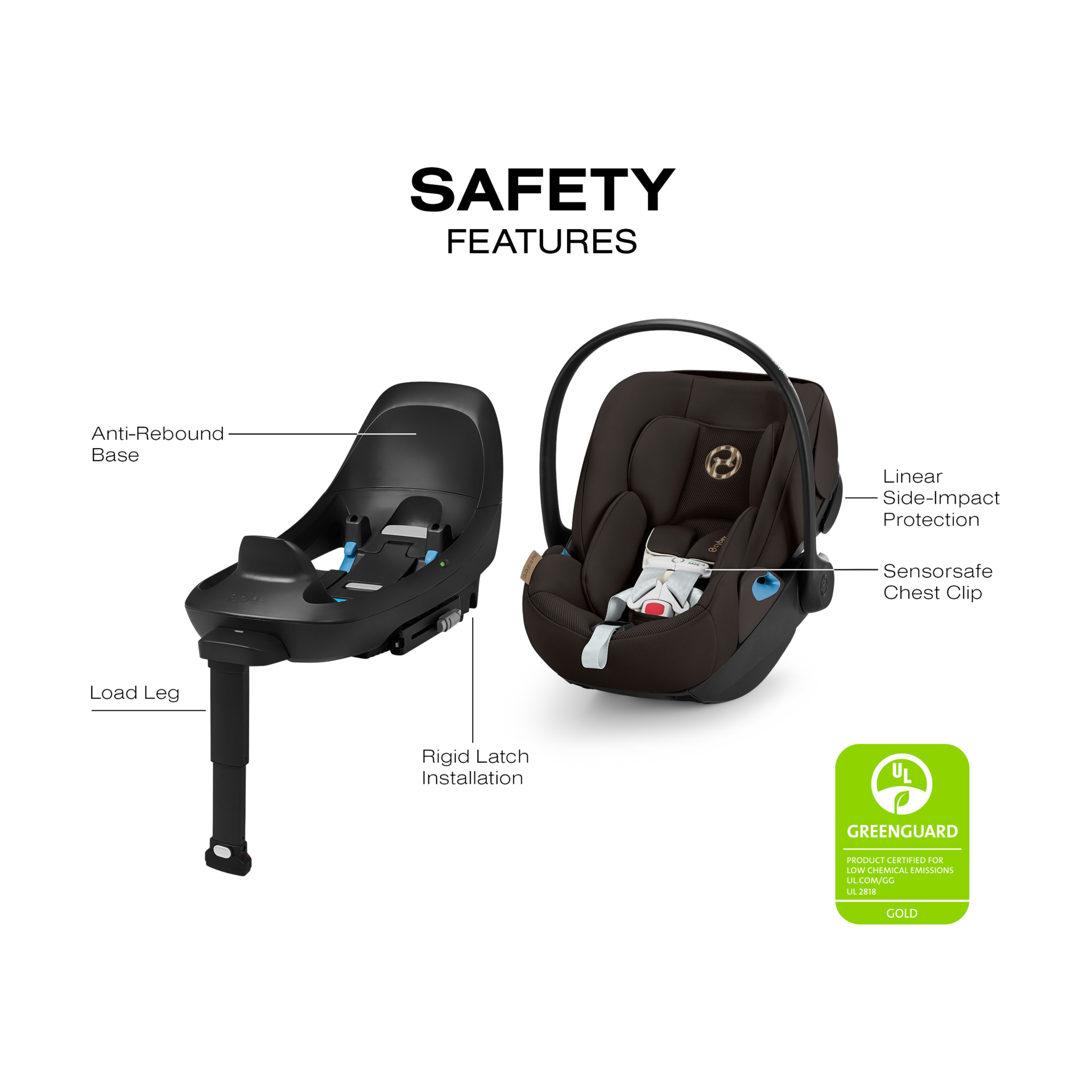 Cybex Balios S Lux + Cloud G Pro Travel System - Chocolate Brown.