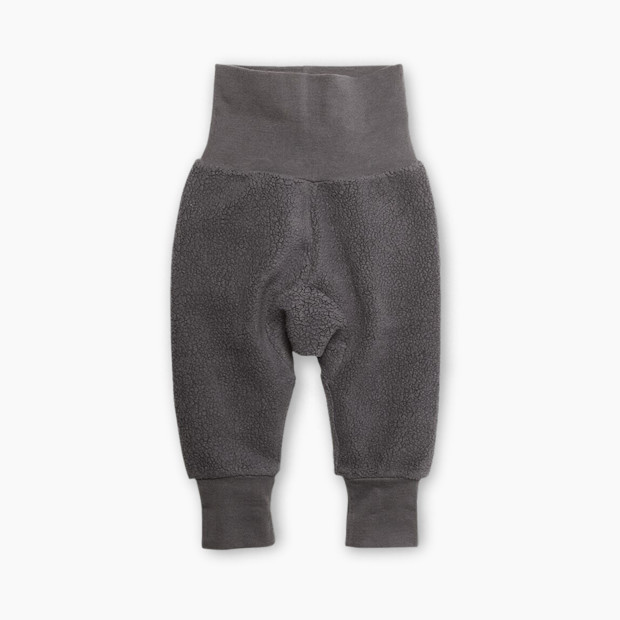 Zutano Cozie Fleece Cuff Pant - Grey, 3-6 Months.