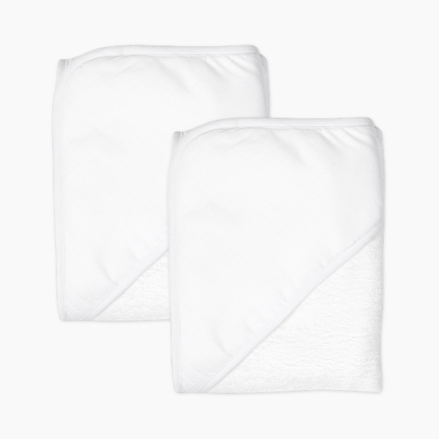 Honest Baby Clothing 2-Pack Organic Cotton Hooded Towels.