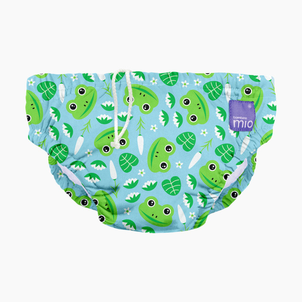 Bambino Mio Reusable Swim Diaper - Leap Frog, Small (0-6 Months).