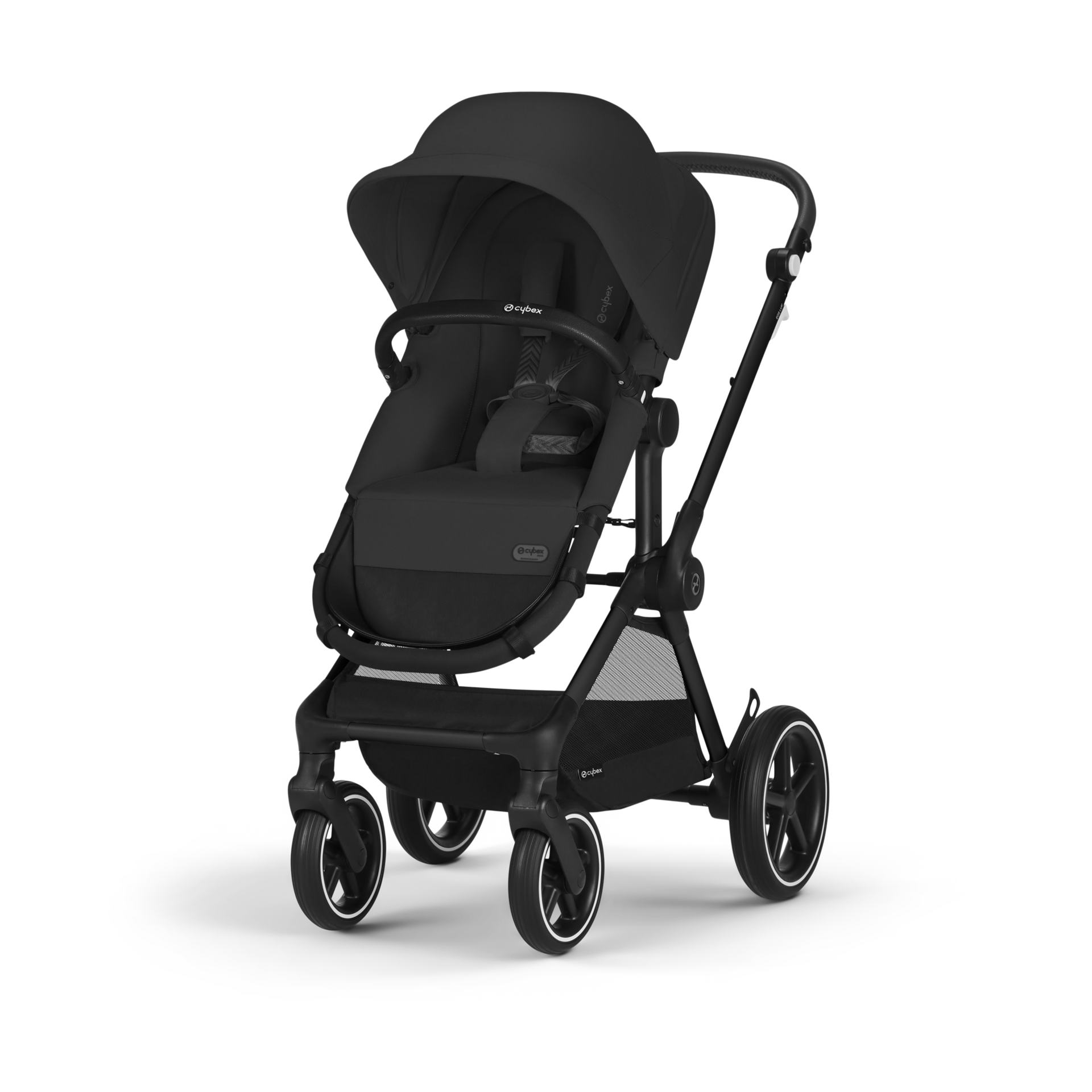 Cybex EOS Lux 2-in-1 Stroller - Moon Black.