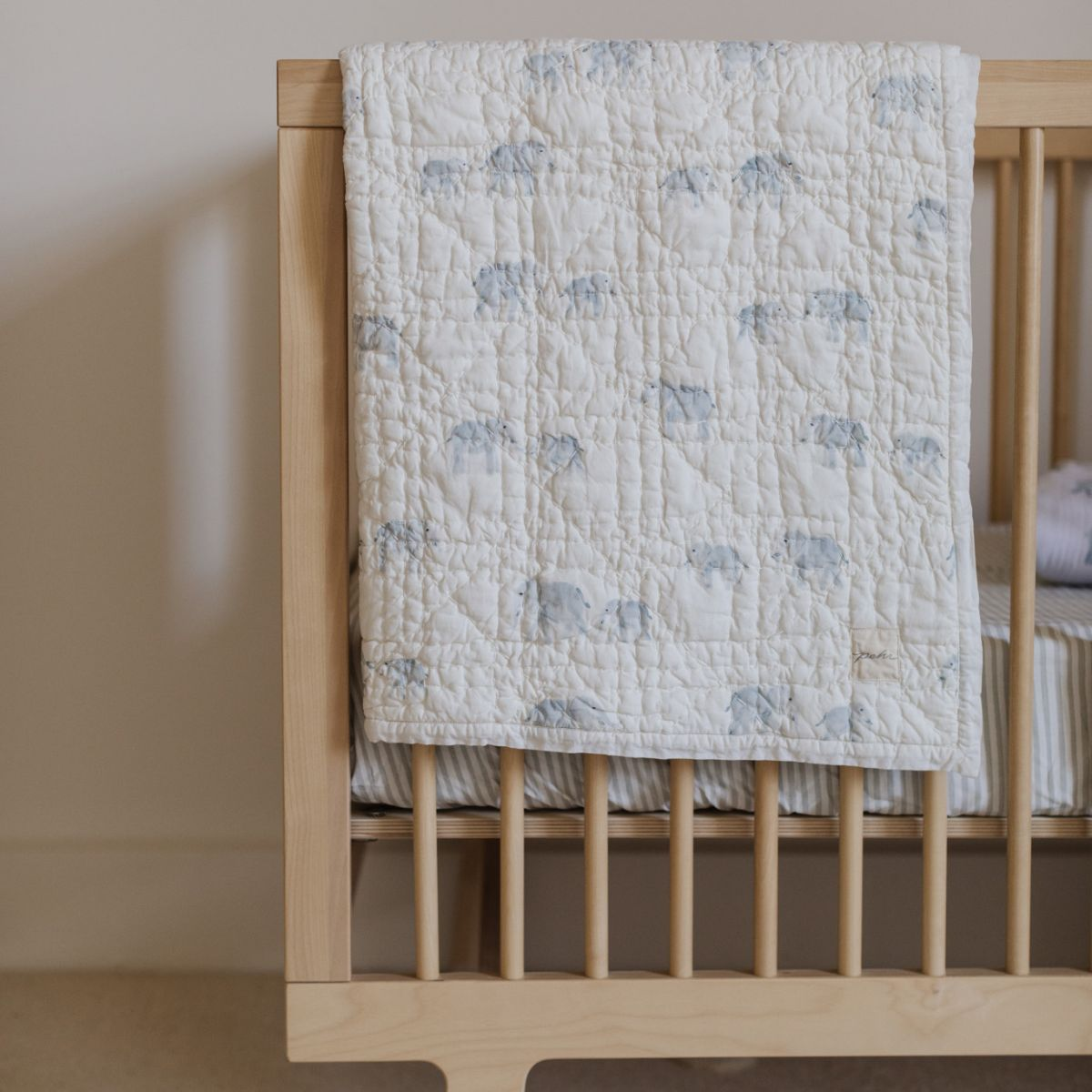 Pehr Organic Cotton Blanket Follow Me Elephant Babylist Shop