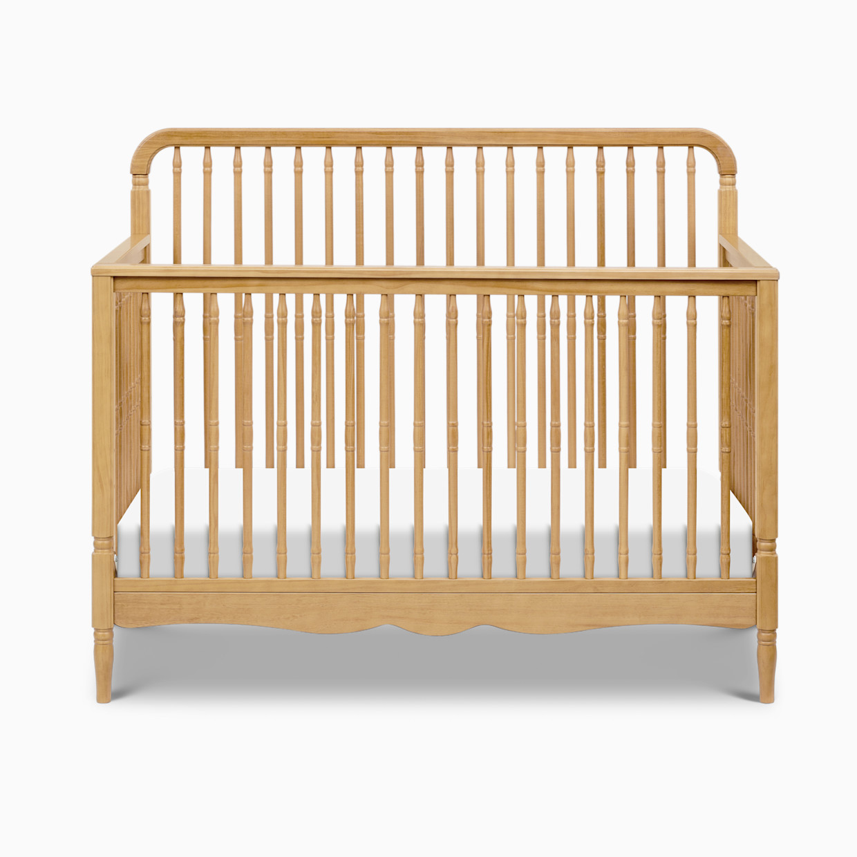 Namesake Liberty 4-in-1 Convertible Spindle Crib - Honey.