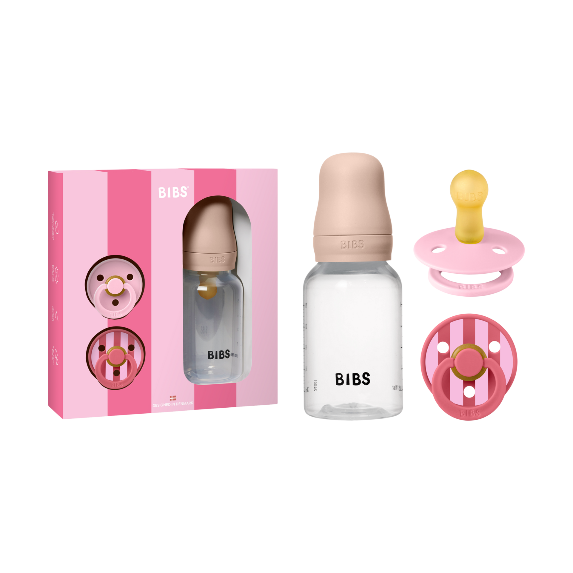 BIBS Baby Sprinkle Gift Set - Blush.