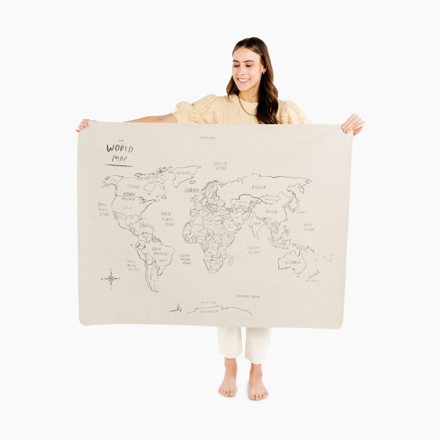 Gathre Map Tapestry Play Mat & Wall Hanging - World Map.