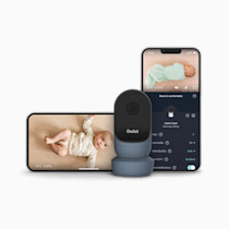 Owlet Cam 2 - Smart Baby Monitor Camera - Stream Secure HD Video and Audio with Night Vision, 4X Zoom, Wide Angle View and Sound, Motion and Cry Notifications - Bedtime Blue