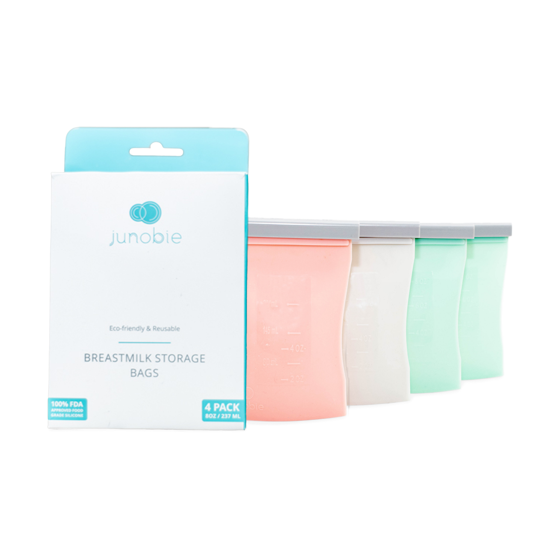 Junobie Junobie 4Pack Reusable Breastmilk Storage Bags Babylist Shop