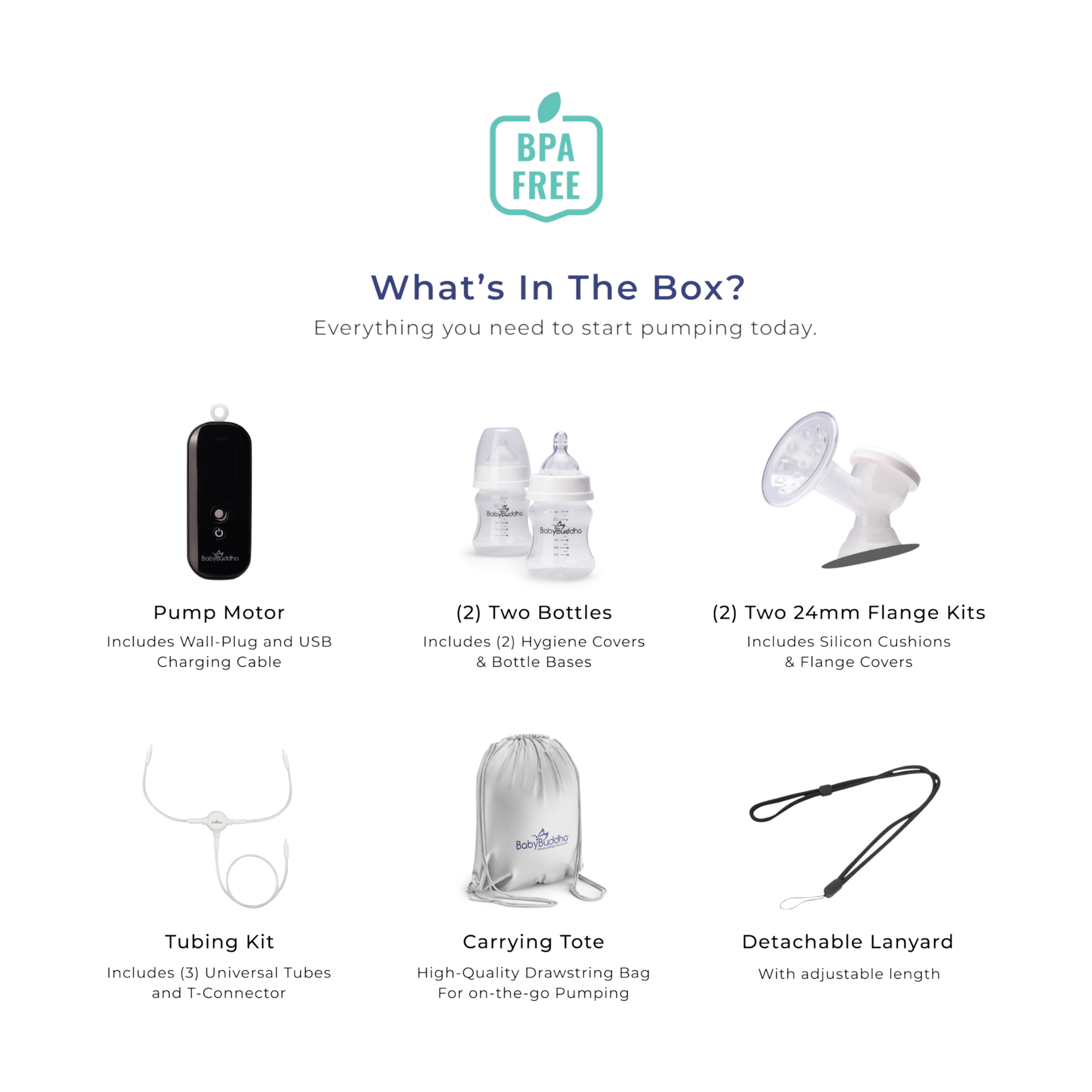 BabyBuddha Double Electric Breast Pump Kit Babylist Shop