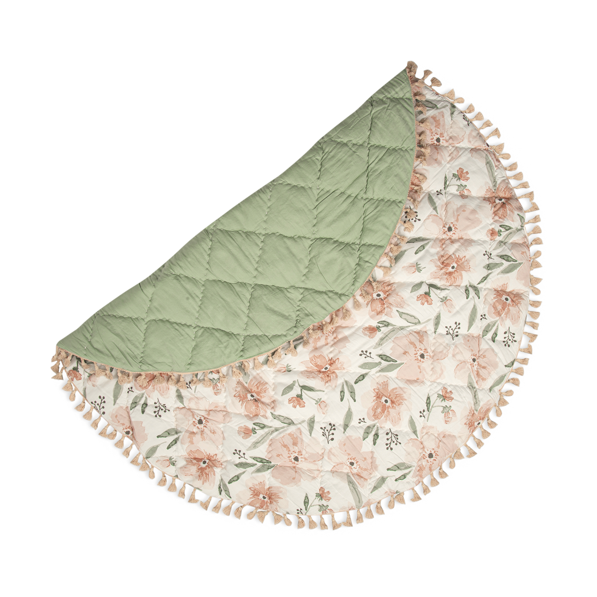 Crane Baby Cotton Quilted Playmat Parker Floral Babylist Shop