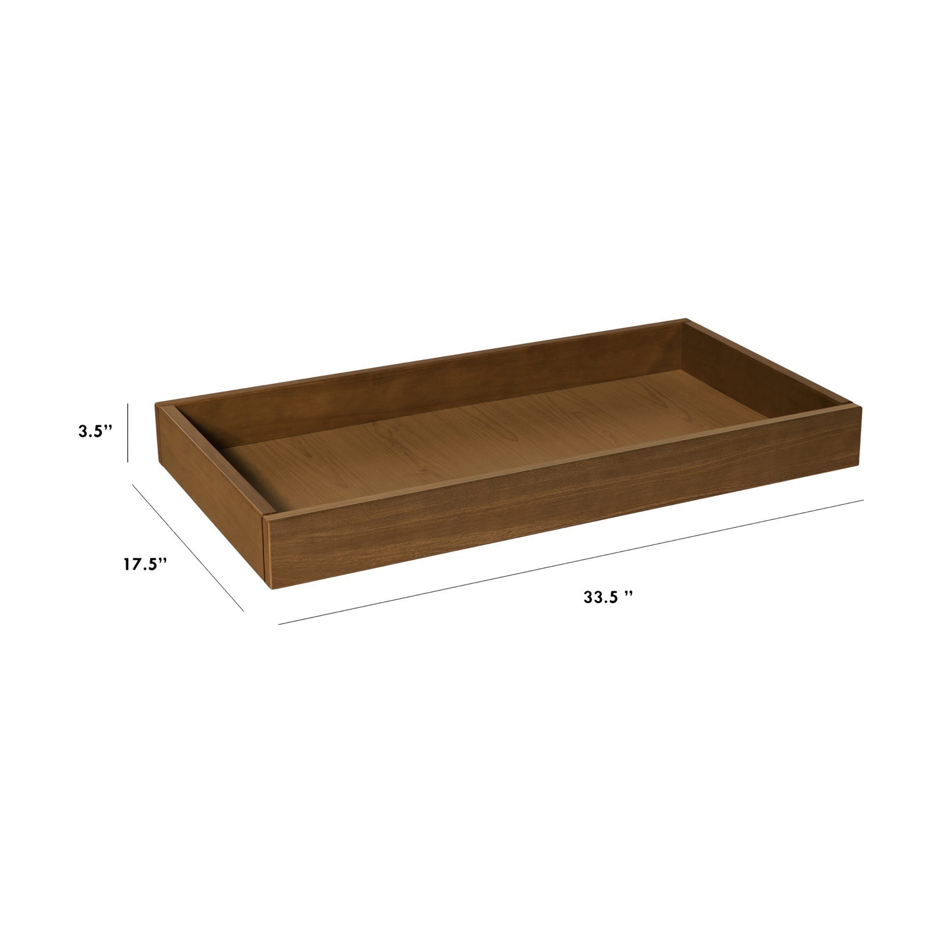 daVinci Universal Removable Changing Tray - Walnut.