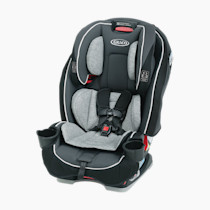 Graco SlimFit 3-in-1 Convertible Car Seat, Ultra-Space-Saving Design, Darcie, Suitable for Rear and Forward-Facing, Highback Booster Seat with 10-Position Headrest