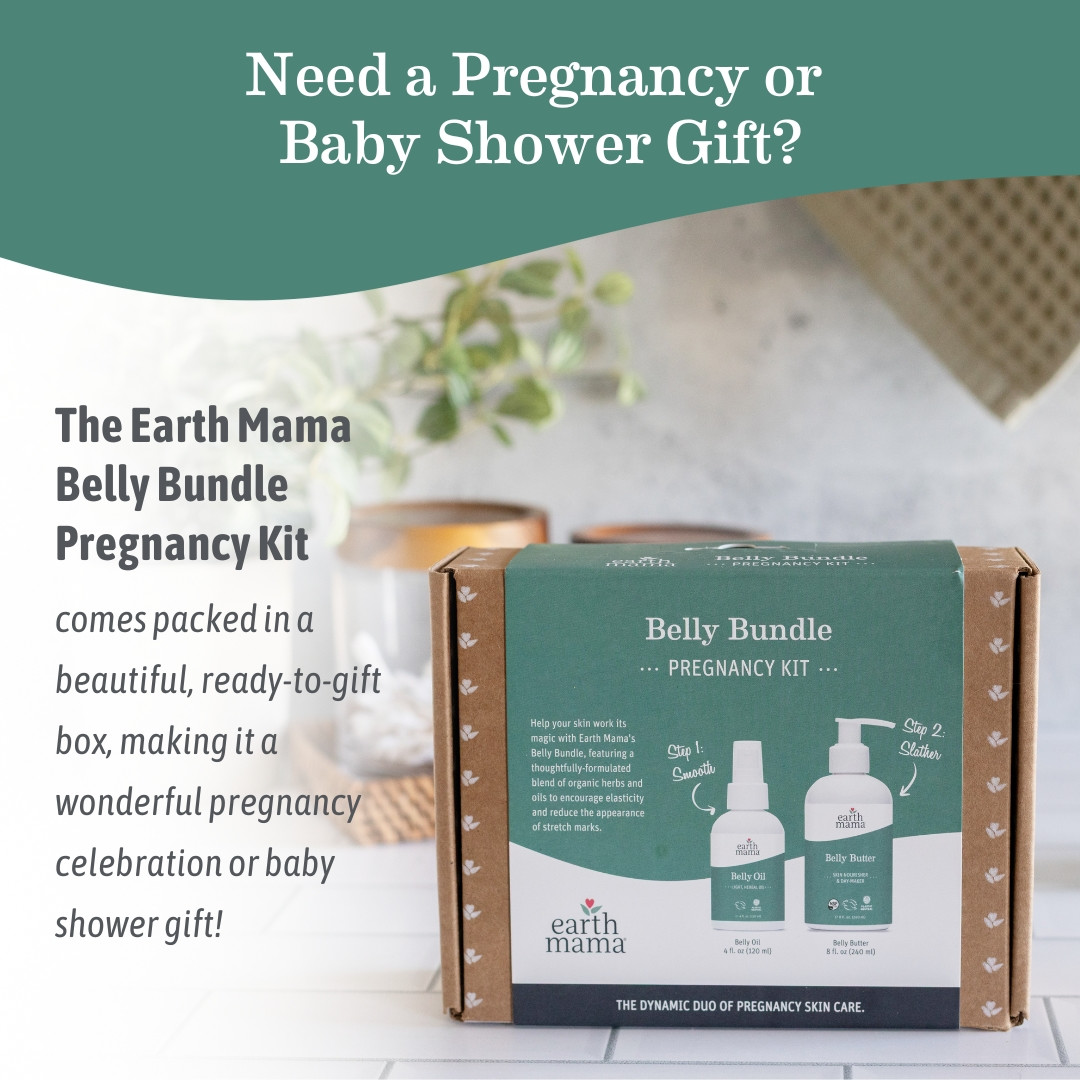 Earth Mama Belly Bundle Pregnancy Skincare Kit.