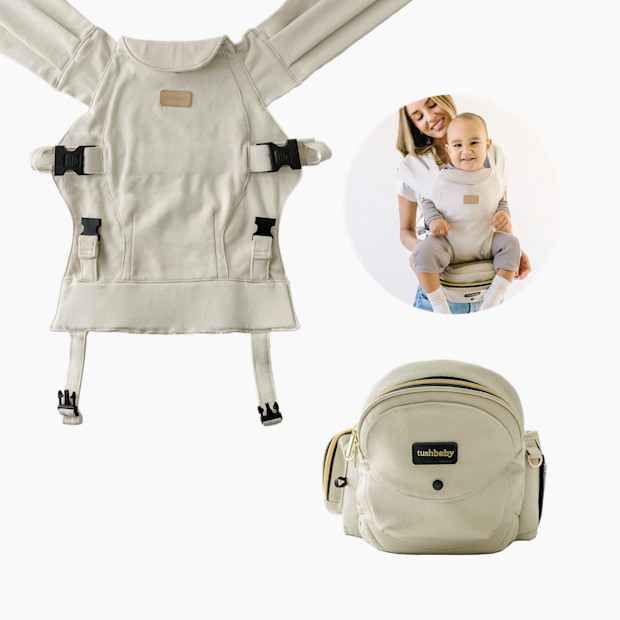 Tushbaby Hip Seat and Snug Carrier 2-in-1 Bundle.