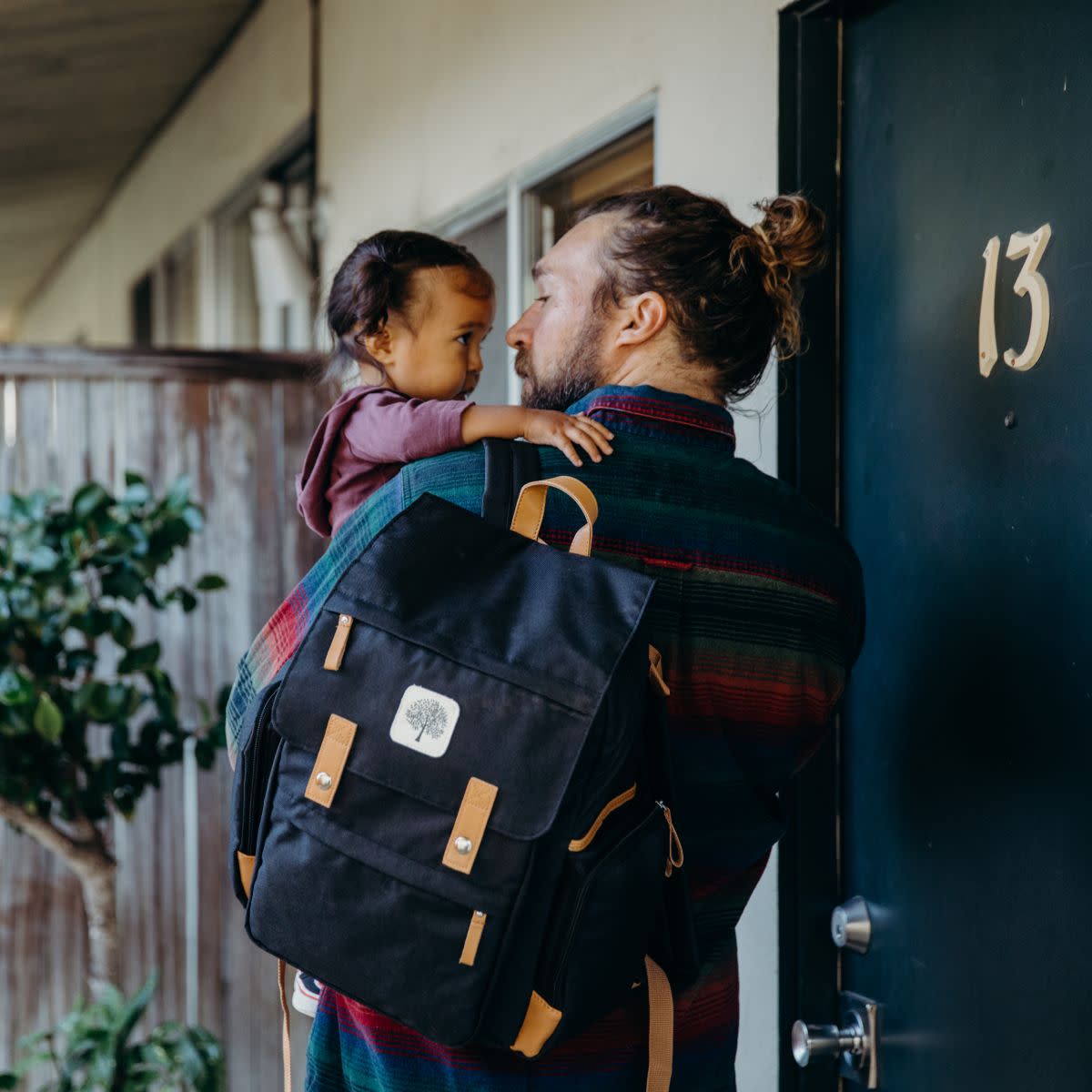 Parker Baby Co. Birch Bag Diaper Backpack - Black.