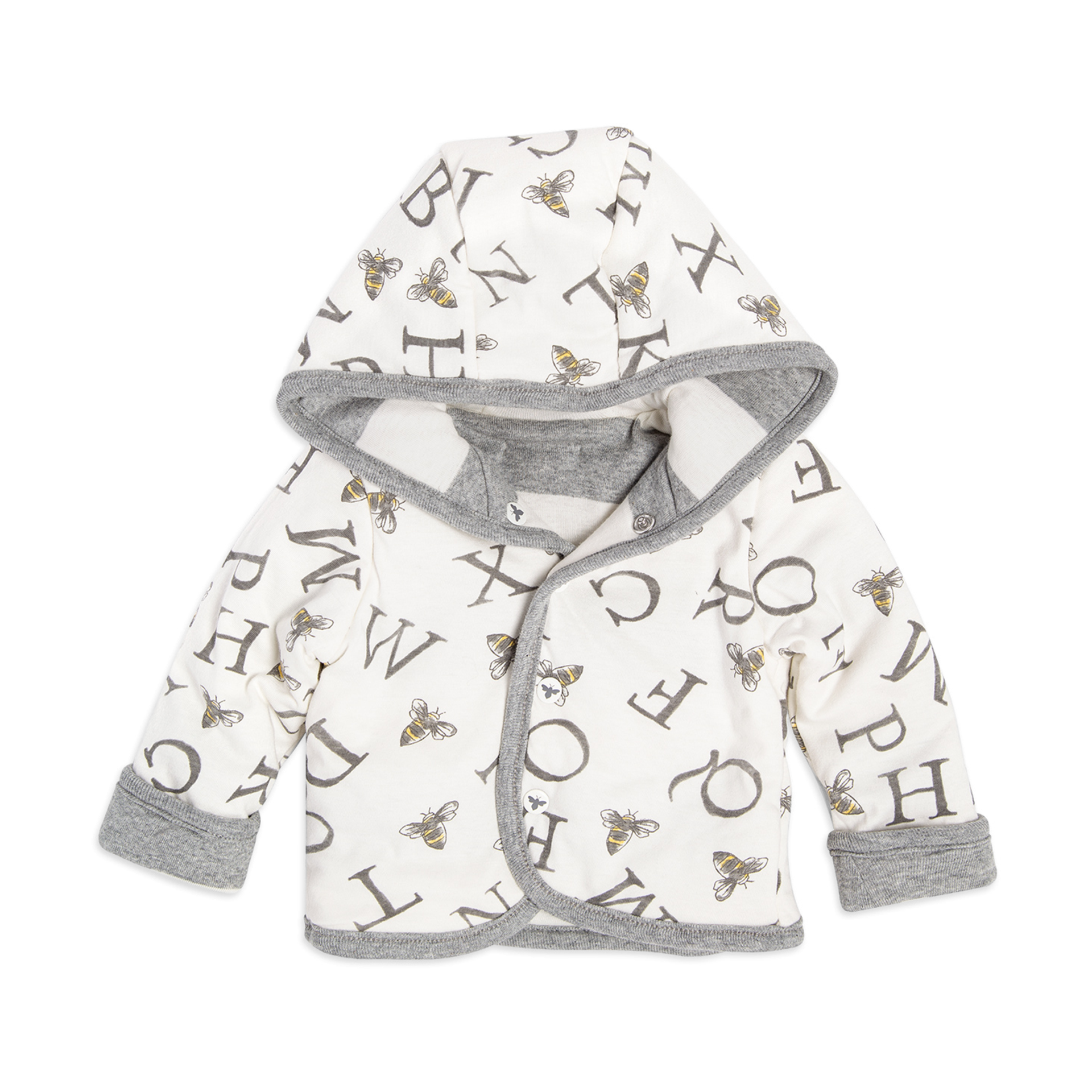 Burts Bees Baby Unisex Baby Sweatshirts Lightweight Zip-Up Jackets & Hooded Coats Heather Grey Quilted Jacket 6-9 Months Organic Cotton 