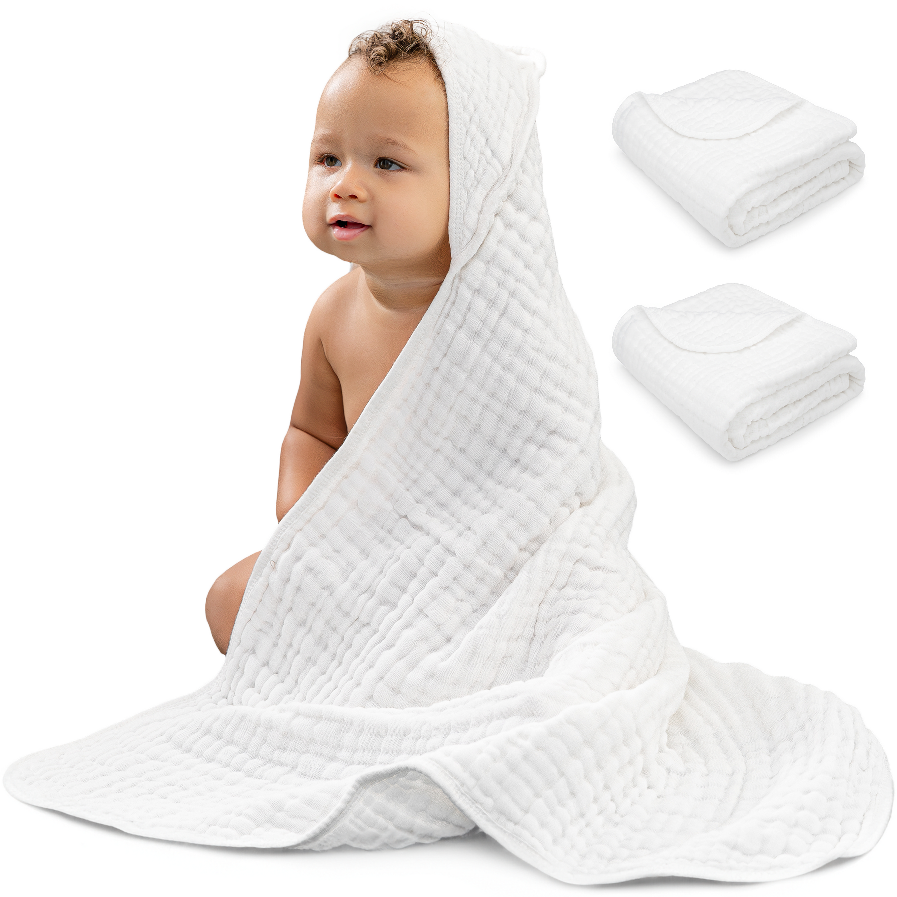 Comfy Cubs Baby Hooded Towels.