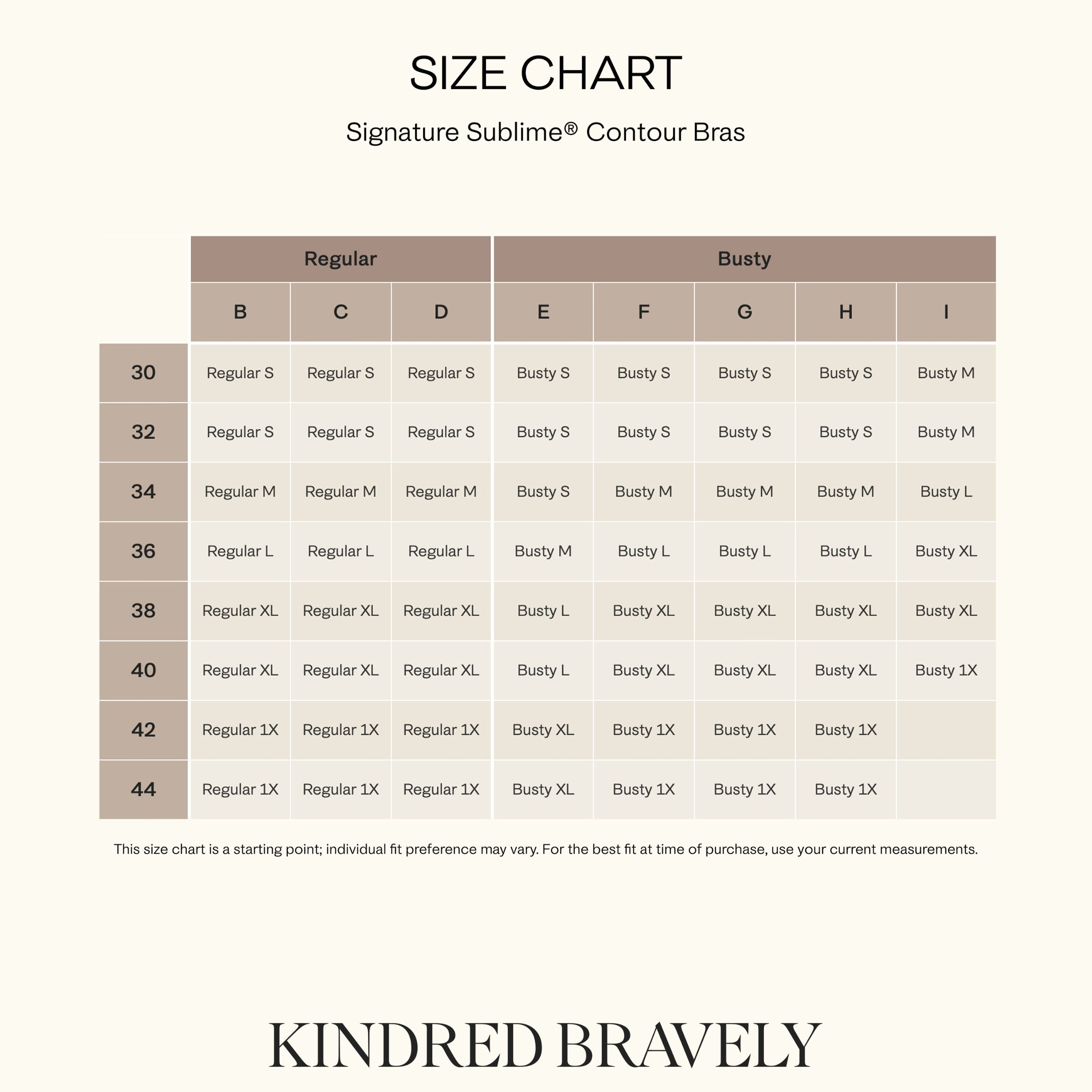 Kindred Bravely Signature Sublime Contour Hands-Free Pumping & Nursing Bra - Beige, X-Large Busty.