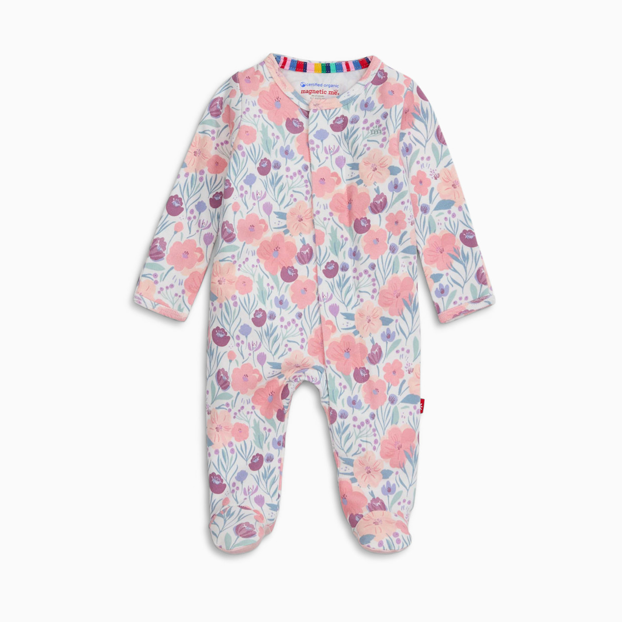 Magnetic Me Organic Cotton Footie - Whistledon, 0-3 M.