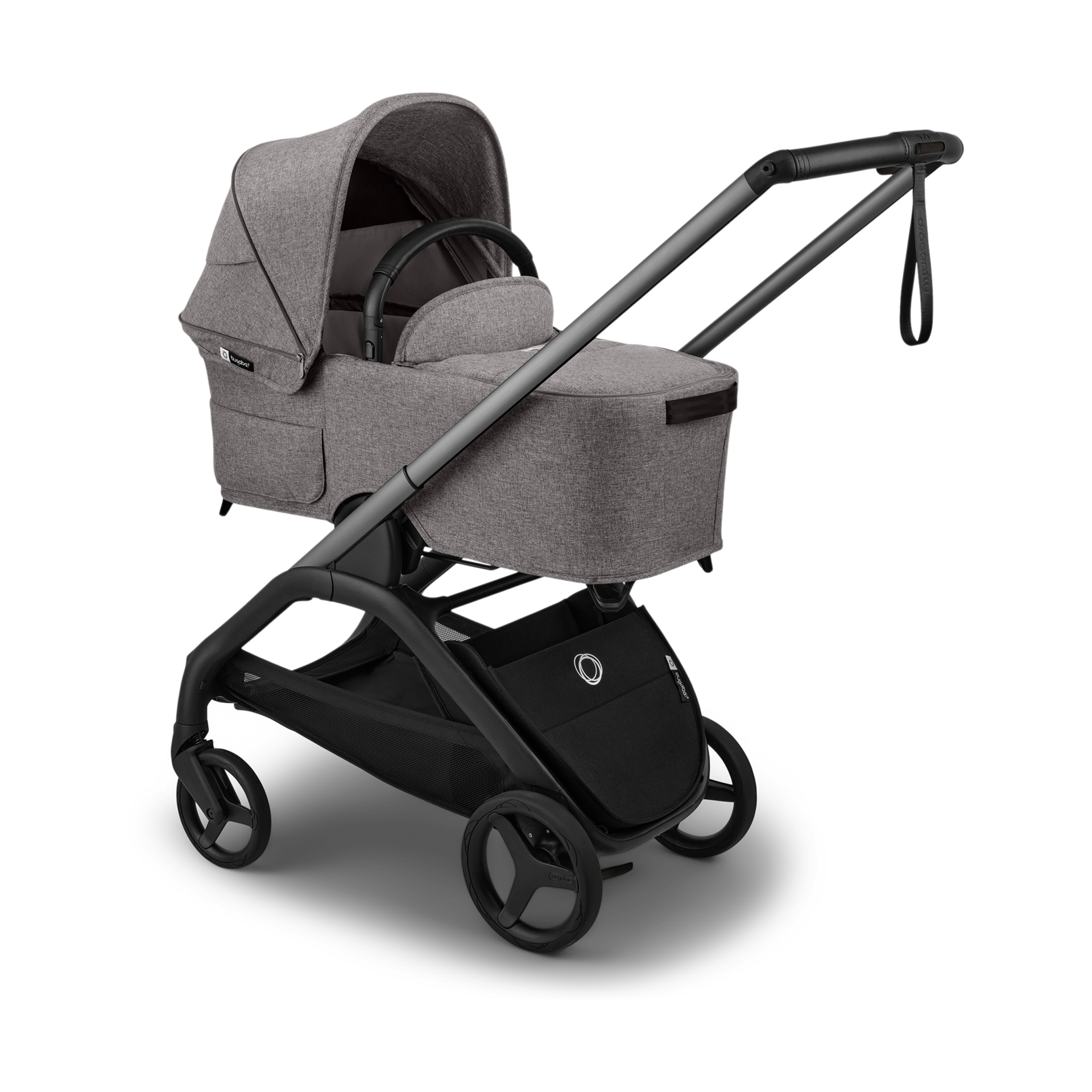 Bugaboo Dragonfly Plus Seat and Bassinet Stroller - Grey Melange.