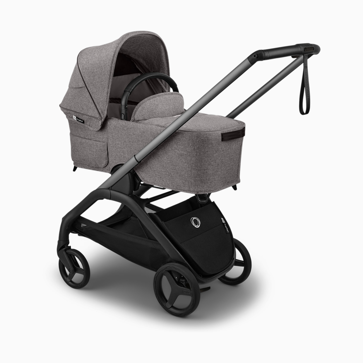 Bugaboo Dragonfly Plus Seat and Bassinet Stroller - Grey Melange.