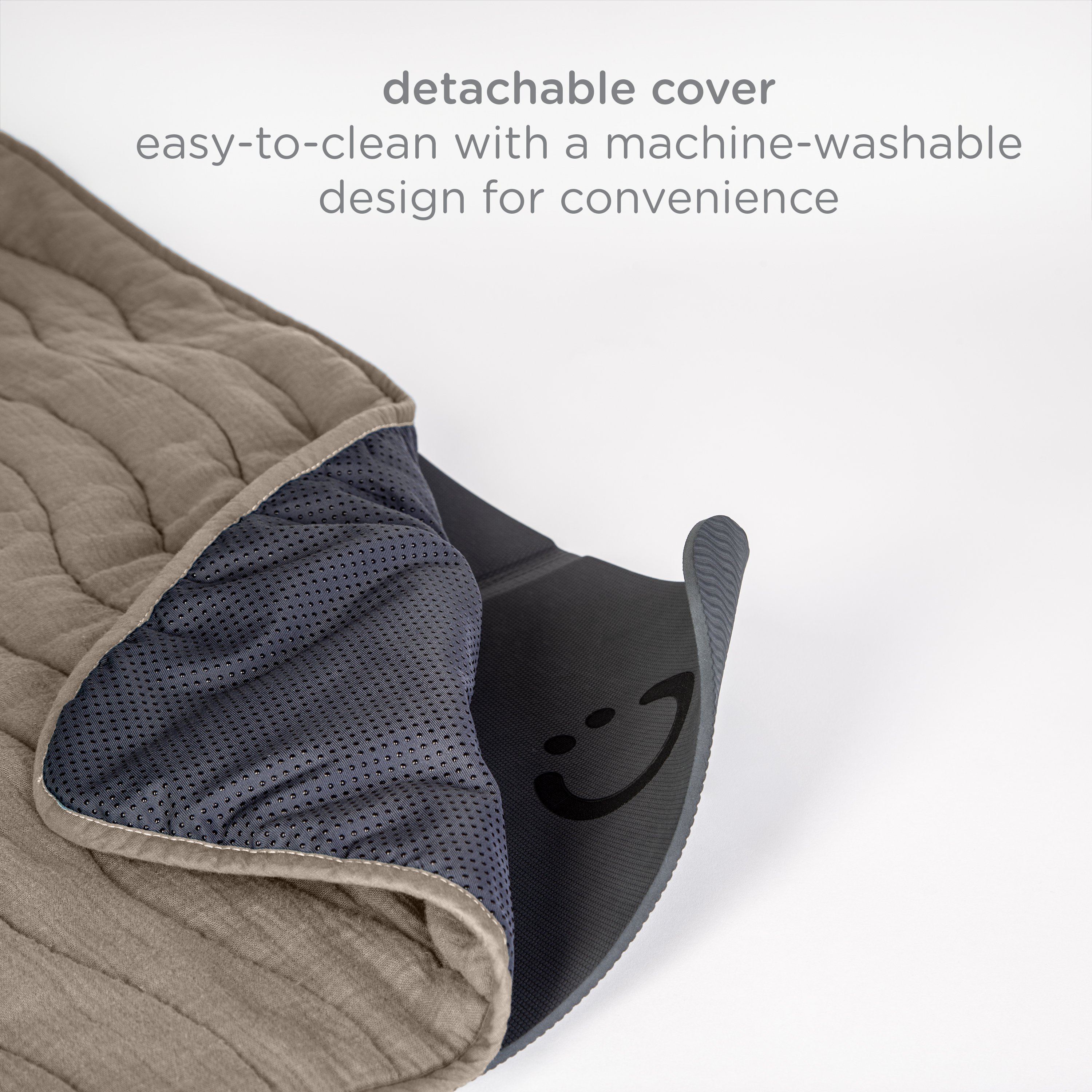Ubbi Floor Play Mat & Cover - Taupe.