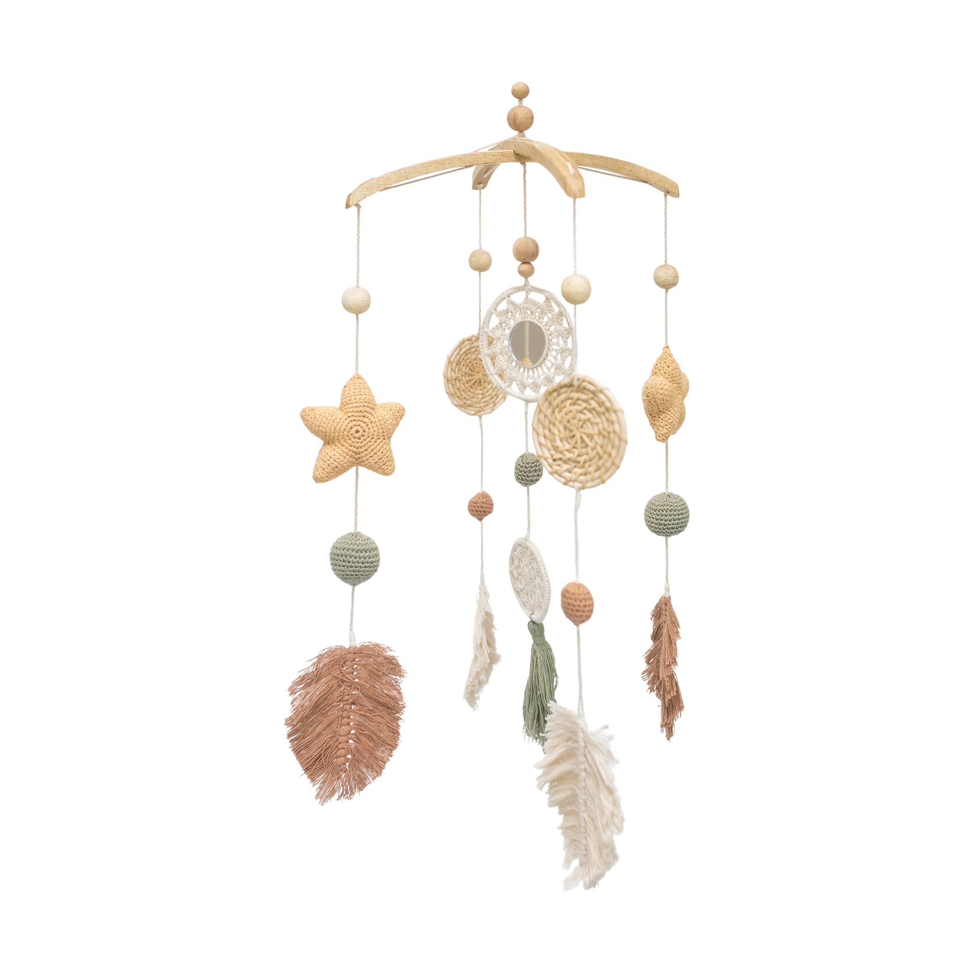 Crane Baby Willow Leaf Ceiling Hanging.