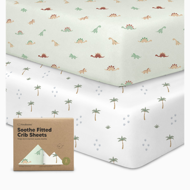 KeaBabies Soothe Fitted Crib Sheets.
