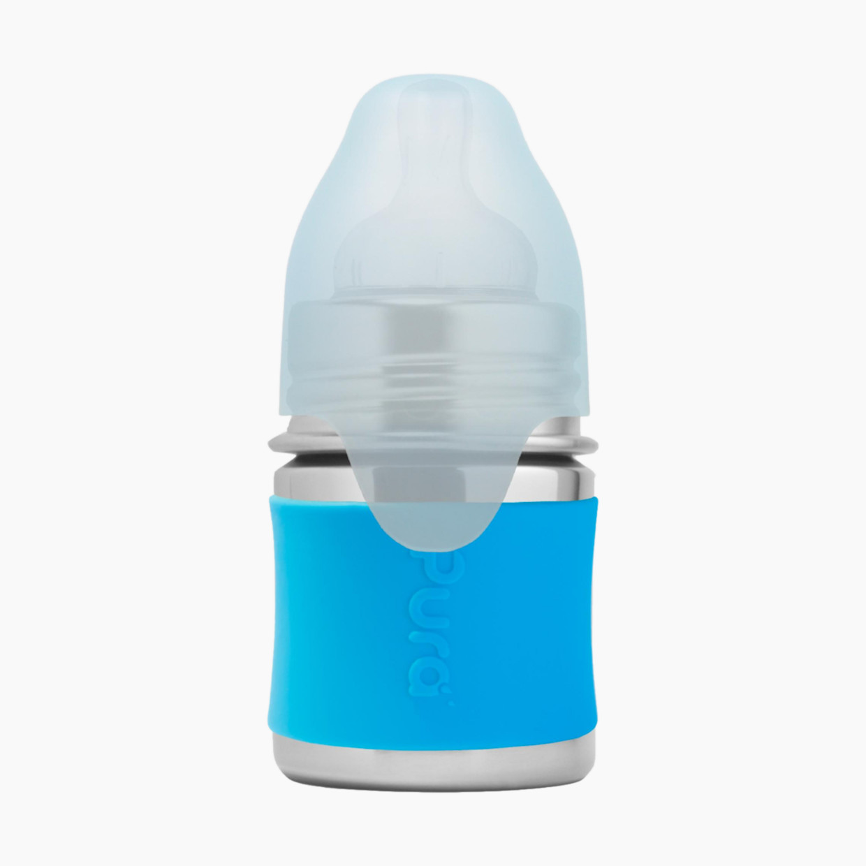 Pura Stainless Steel Baby Bottle - Aqua, 5oz.