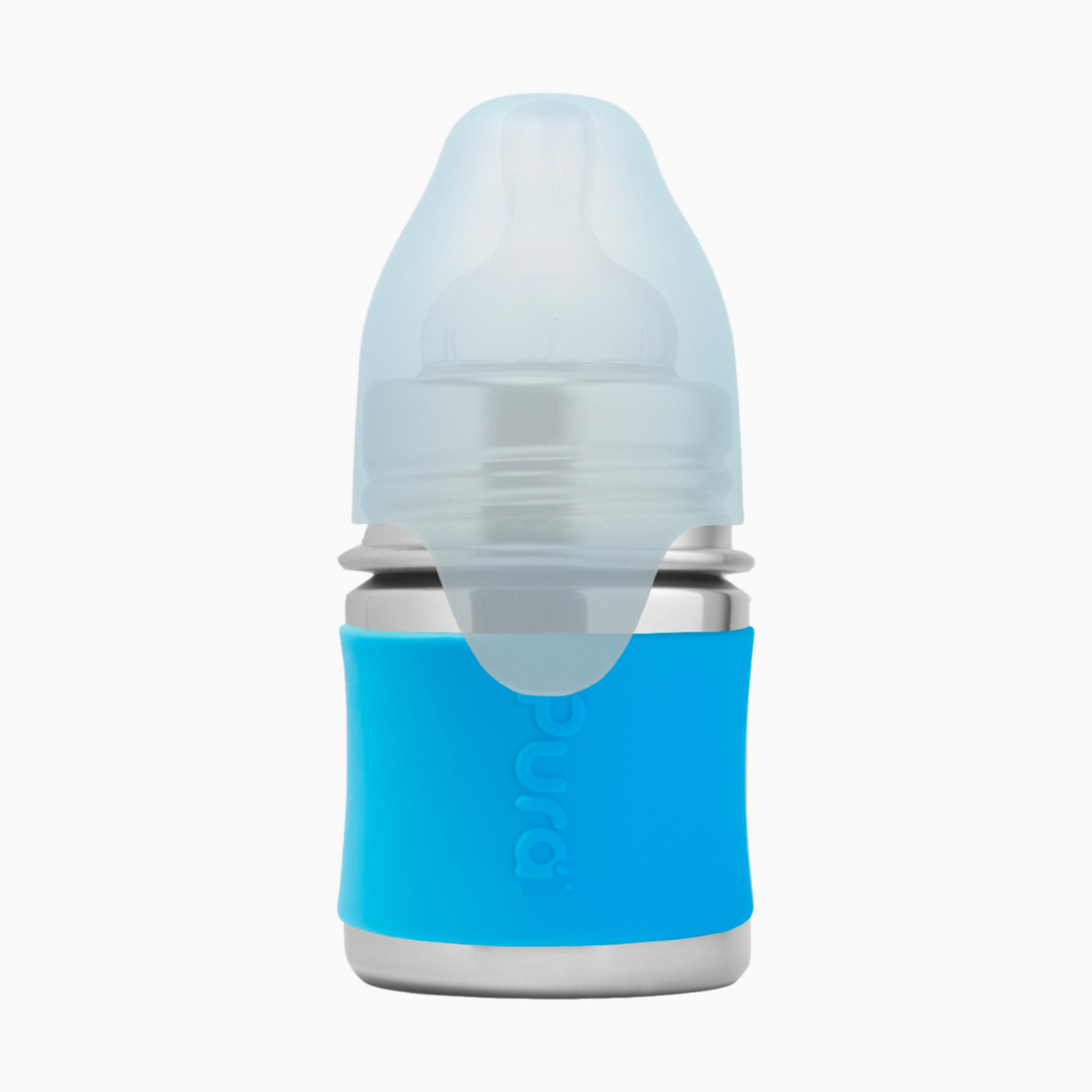 Pura Stainless Steel Baby Bottle - Aqua, 5oz.