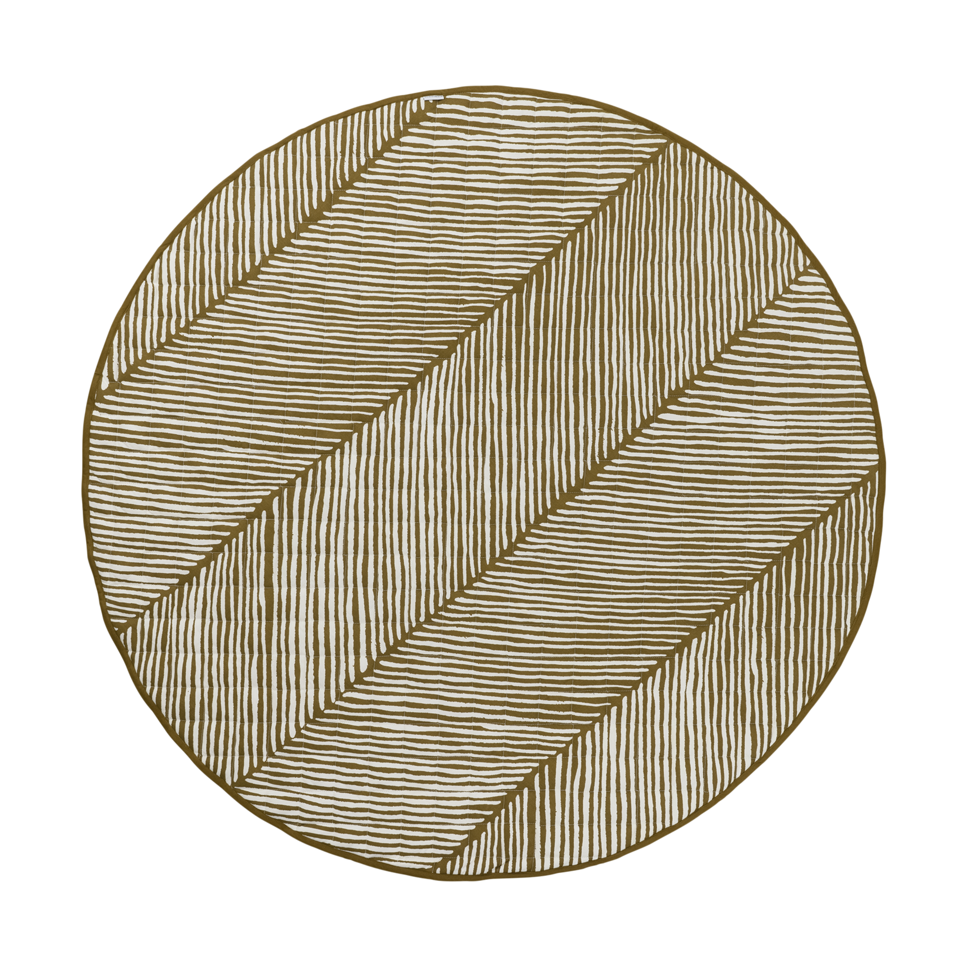 Toddlekind Snuggle Quilted Cotton Play Mat - Sand Castle.