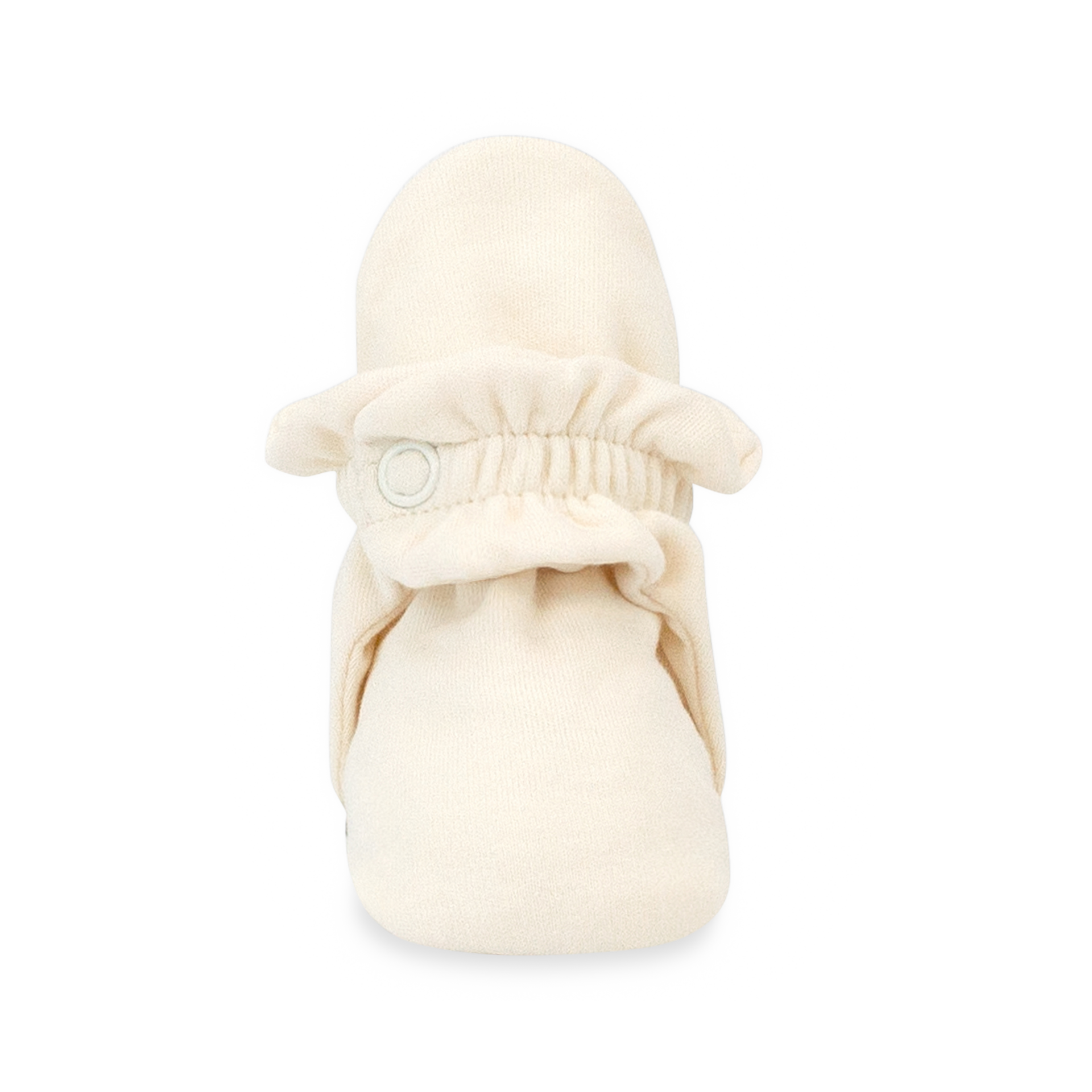 Zutano Organic Cotton Booties - Cream, 3-6 M.