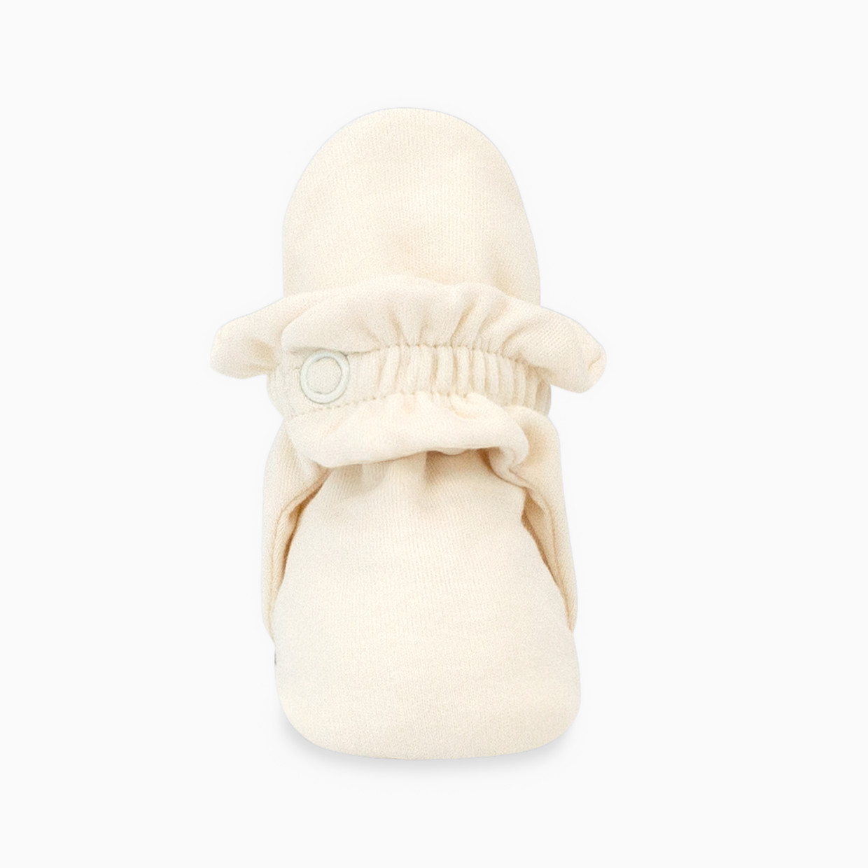 Zutano Organic Cotton Booties - Cream, 3-6 M.