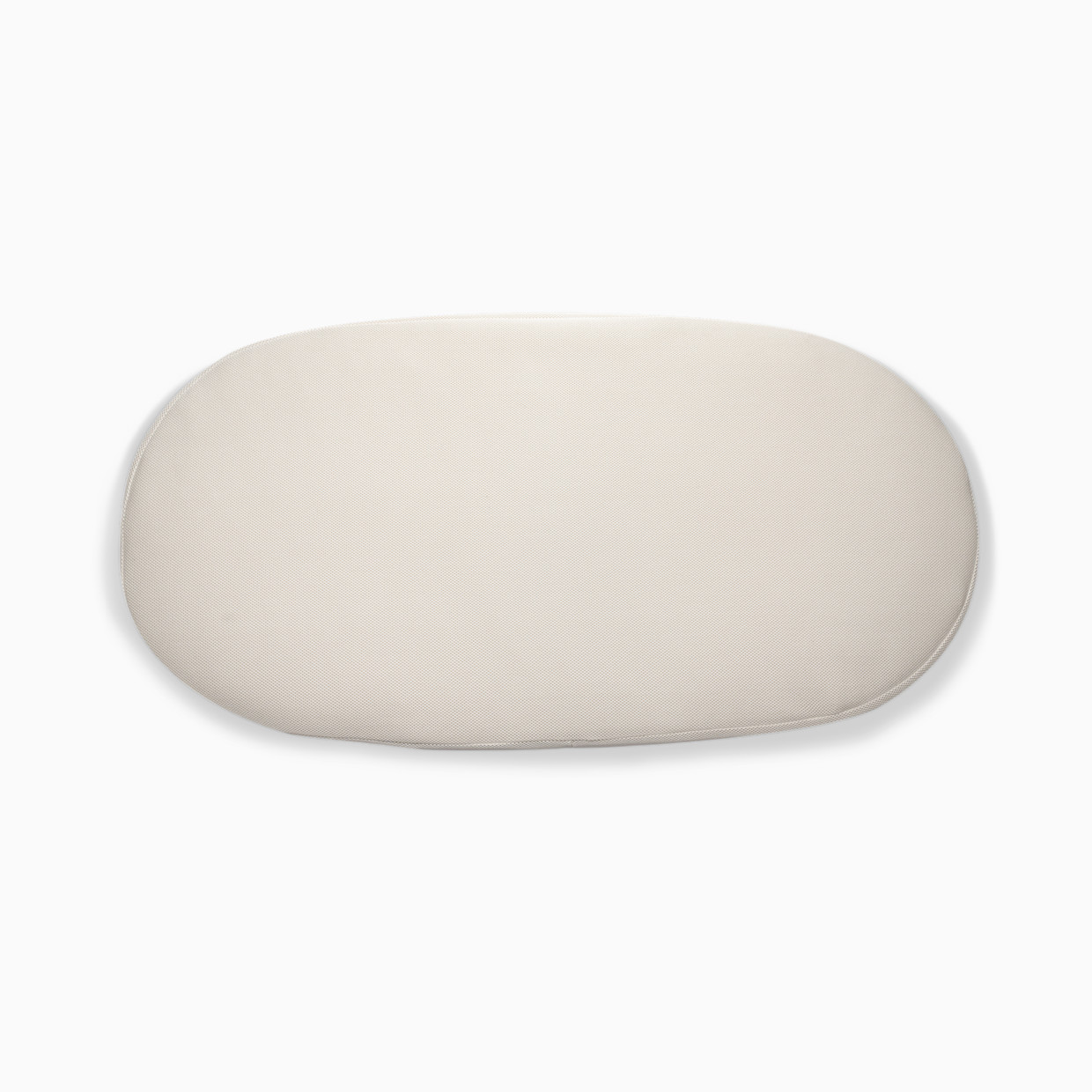 Naturepedic Organic Breathable Oval Crib Mattress and Cover (For Stokke Sleepi Bed) - Natural, V3: 27.5" X 53.7" X 3".
