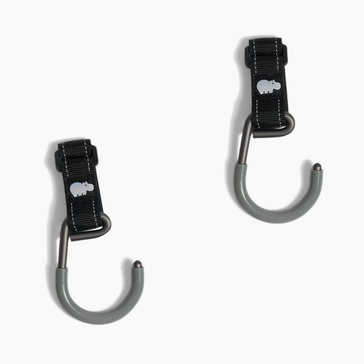Lalo Universal Stroller Hooks (2 Pack) - Black.