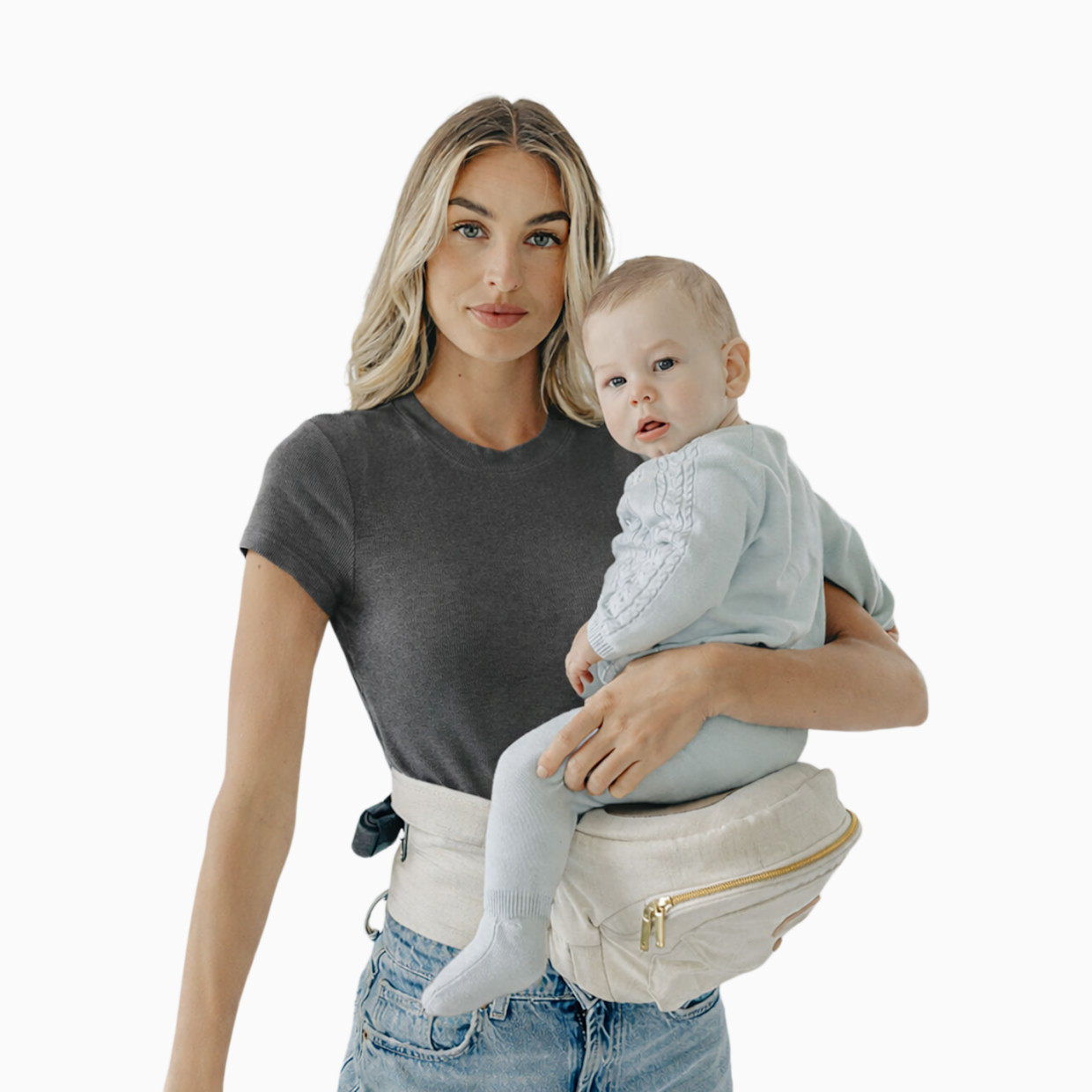 Tushbaby Hip Seat Lite - Cream.