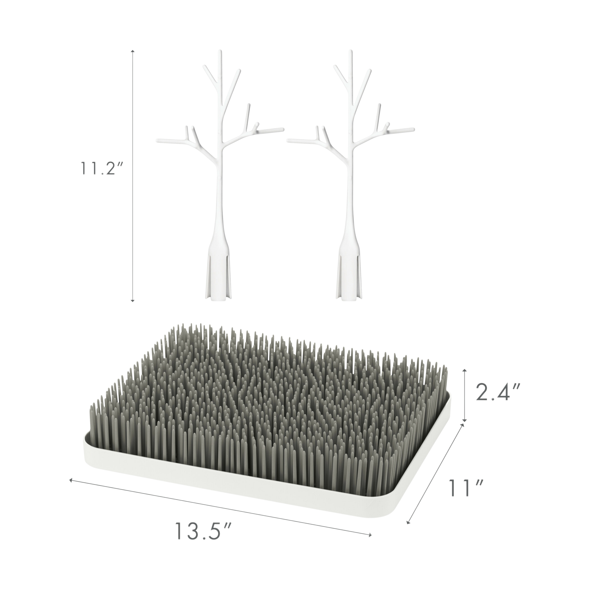 Boon Lawn Drying Rack with 2 Twig Accessories.