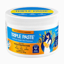 Triple Paste Diaper Rash Cream for Baby - 8 Oz Tub – Zinc Oxide Ointment Treats, Soothes & Prevents Diaper Rash, Pediatrician-Recommended Hypoallergenic Formula, Baby Essentials for Daily & Overnight