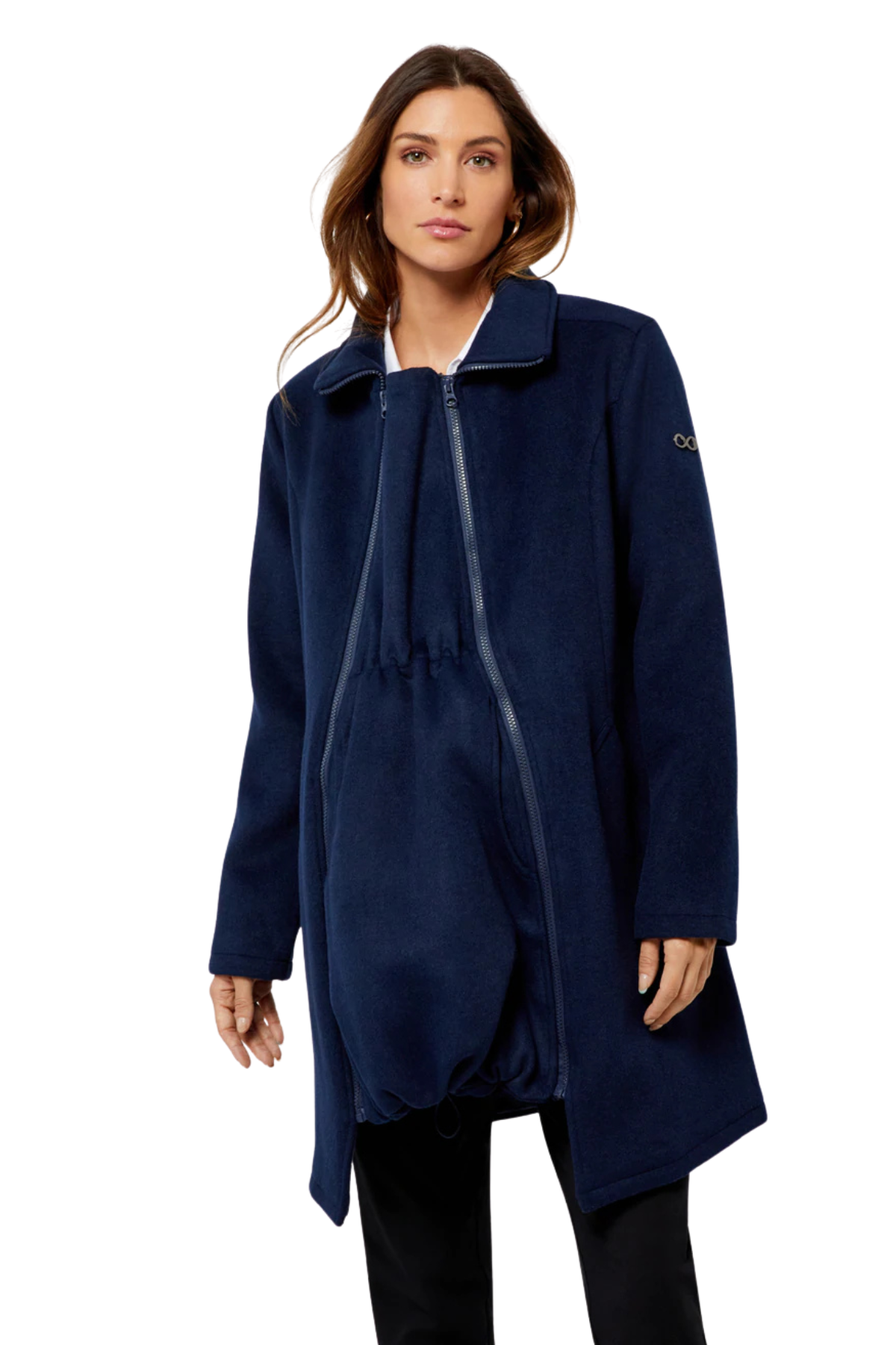 Khloe 3 in 1 Wool Maternity Coat Semi-Fitted.