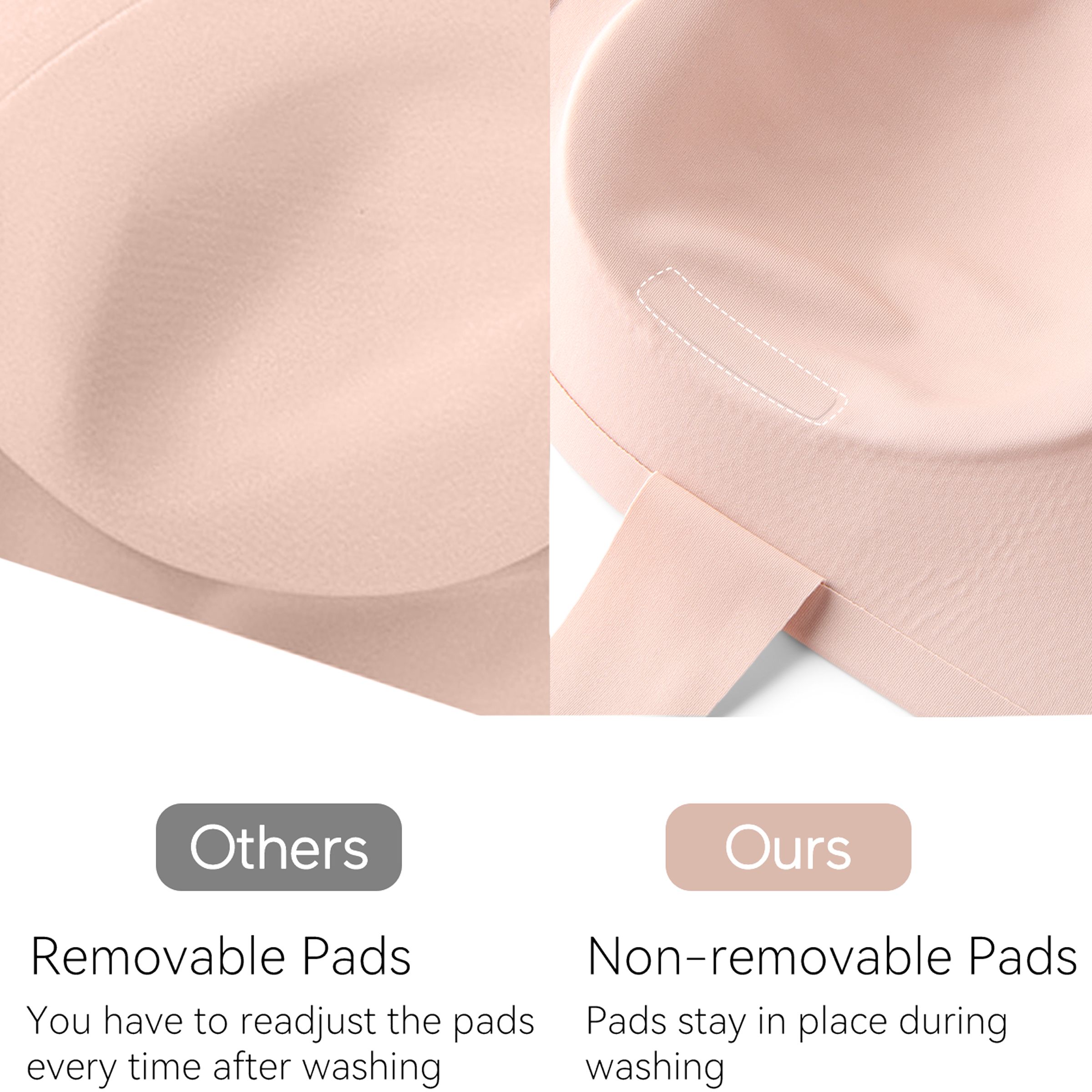 Momcozy Seamless Nursing Bra.